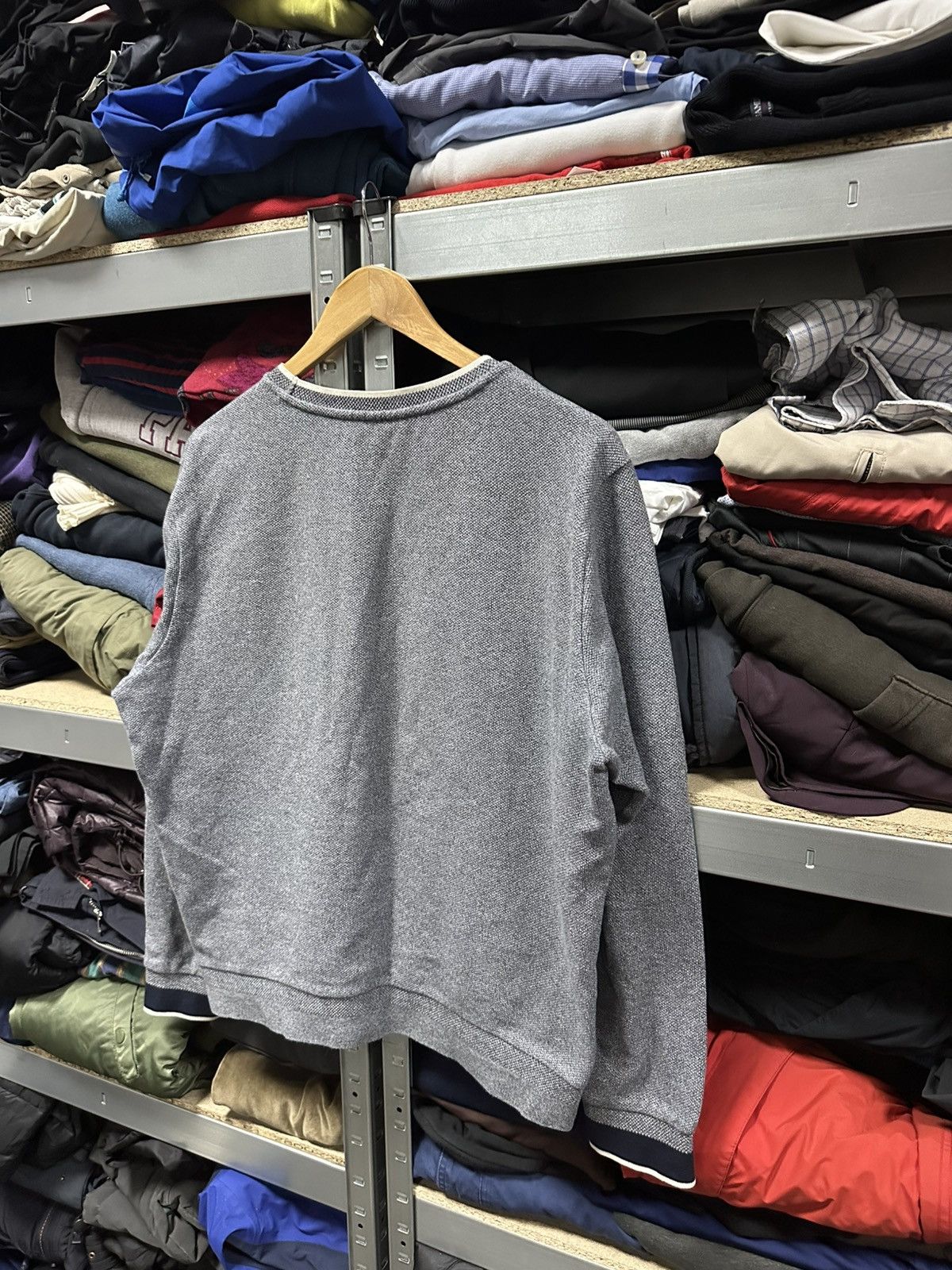 Lacoste Vintage Lacoste Sweatshirt Basic Logo Grey Luxury Old Money Size US L / EU 52-54 / 3 - 12 Thumbnail