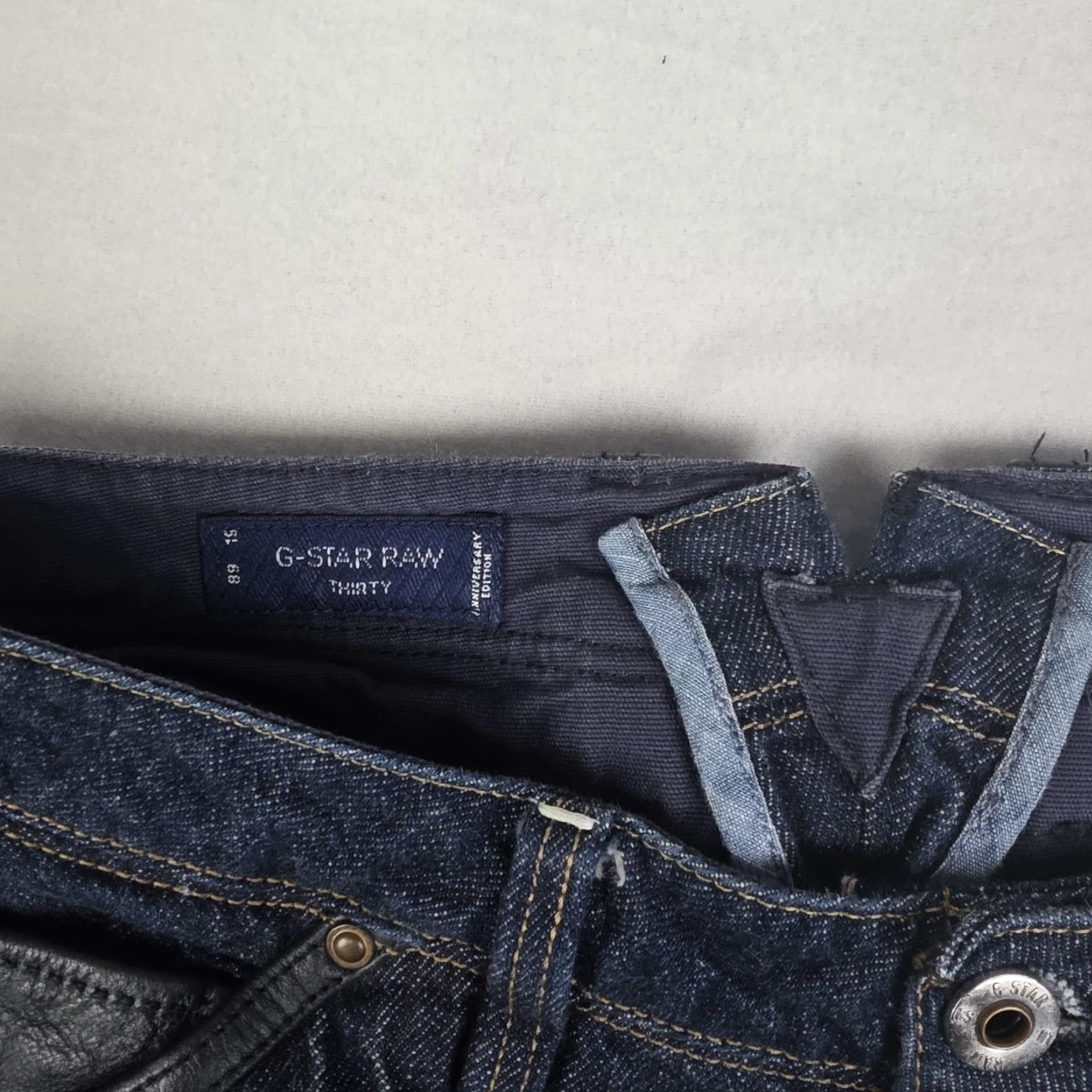 G-Star G-Star Raw 30 Year Heritage Tapered Womens Jeans 29x30 Blue Buckle Selvedge Rare 5620 Size ONE SIZE - 6 Thumbnail