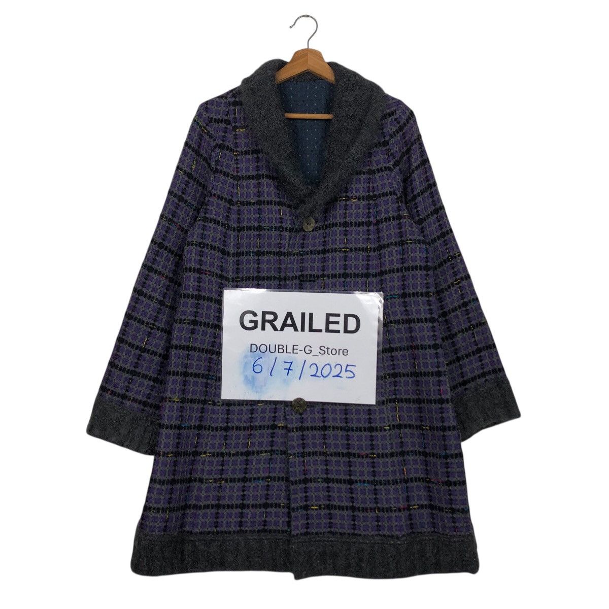 45rpm 📌Vintage Wool Jacket M&K Yoko Made in Japan Sisoko design Size US M / EU 48-50 / 2 - 1 Thumbnail