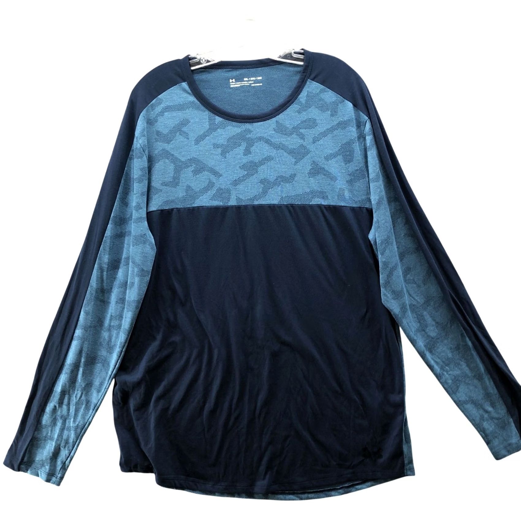 Under Armour Under Armour Long Sleeve Performance Shirt Mens 2XL Blue HeatGear Crew Neck Shirt Slim Fit 2XL Mens Gray? Size US XXL / EU 58 / 5 - 2 Thumbnail