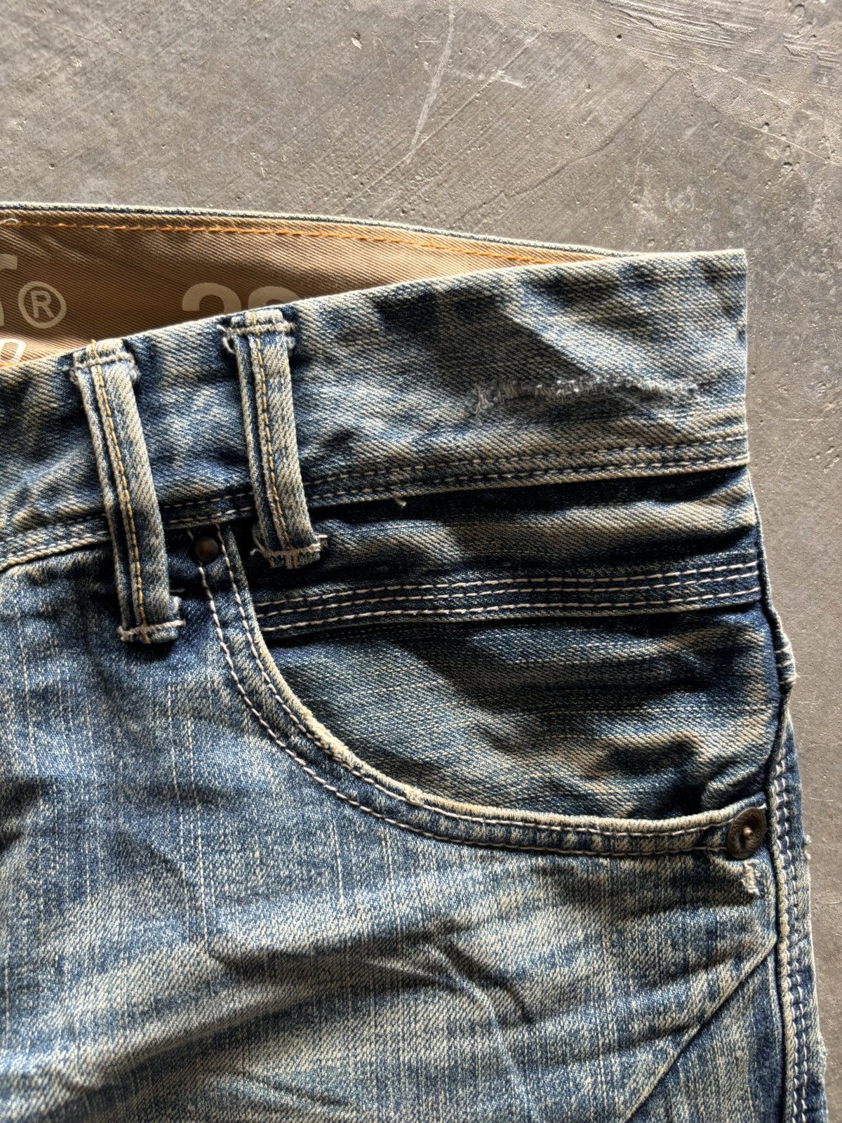 Hysteric Glamour Sick twist rusty denim backnumber japanese jeans punk grunge Size US 35 - 8 Thumbnail