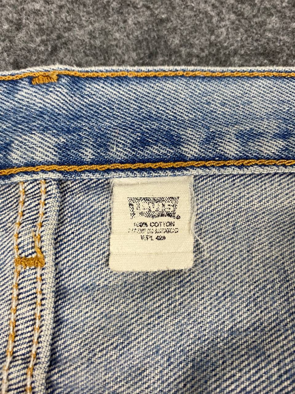 Levi's vintage levis 501xx distressed denim nice design Size US 44 / EU 60 - 14 Thumbnail