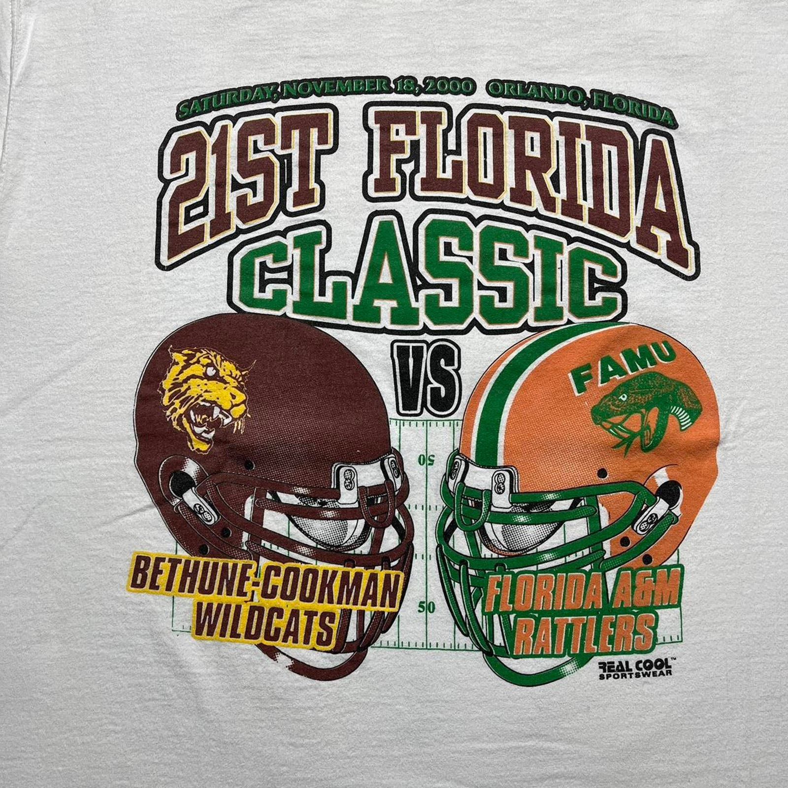 Vintage Y2K Florida Classic Famu Vs Bethune Cookman College T-shirt ...