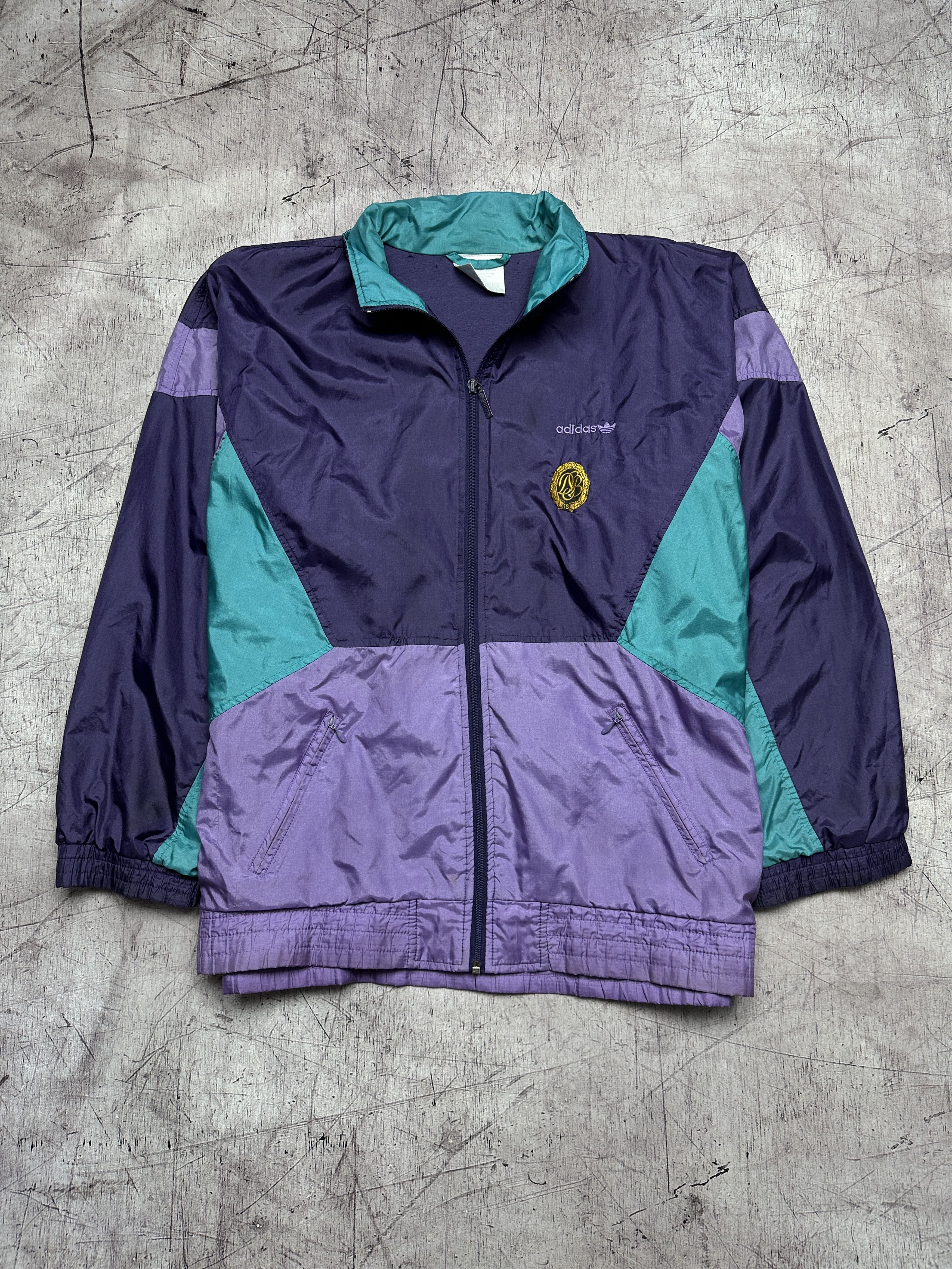 Adidas Adidas Vintage Mens Nylon Track Top Jacket Size US XL / EU 56 / 4 - 1 Thumbnail