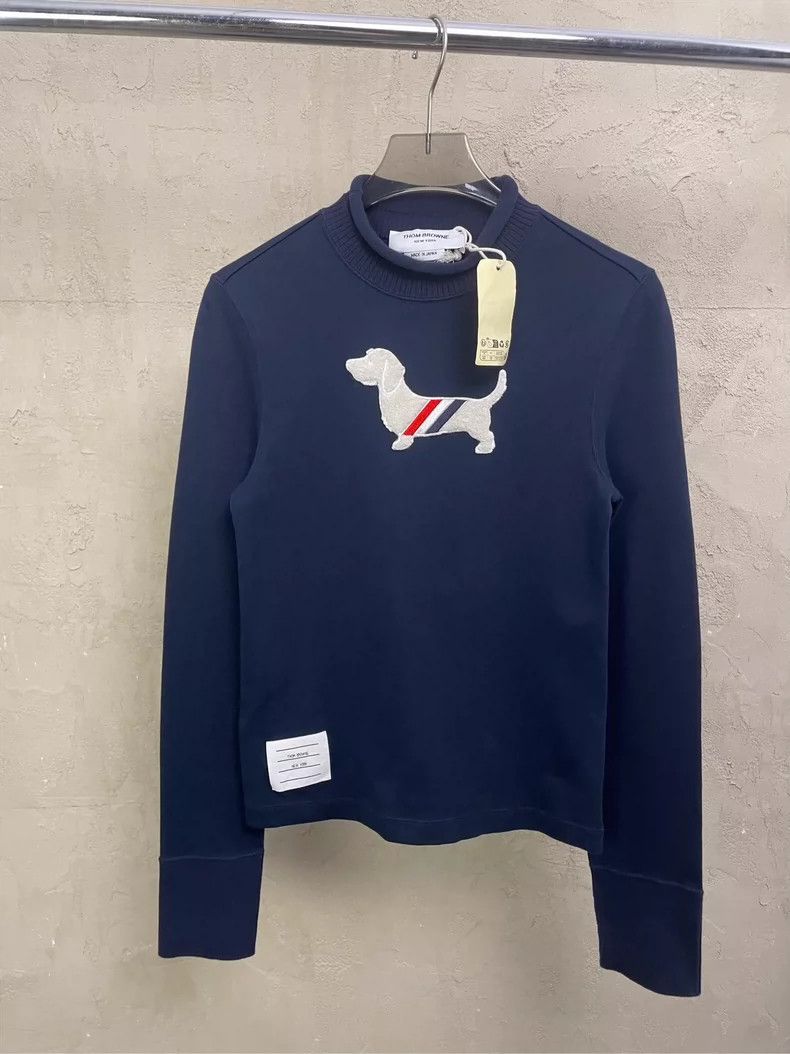 Thom Browne Thom Browne Half high collar long sleeve T-shirt Size XS / US 0-2 / IT 36-38 - 1 Thumbnail