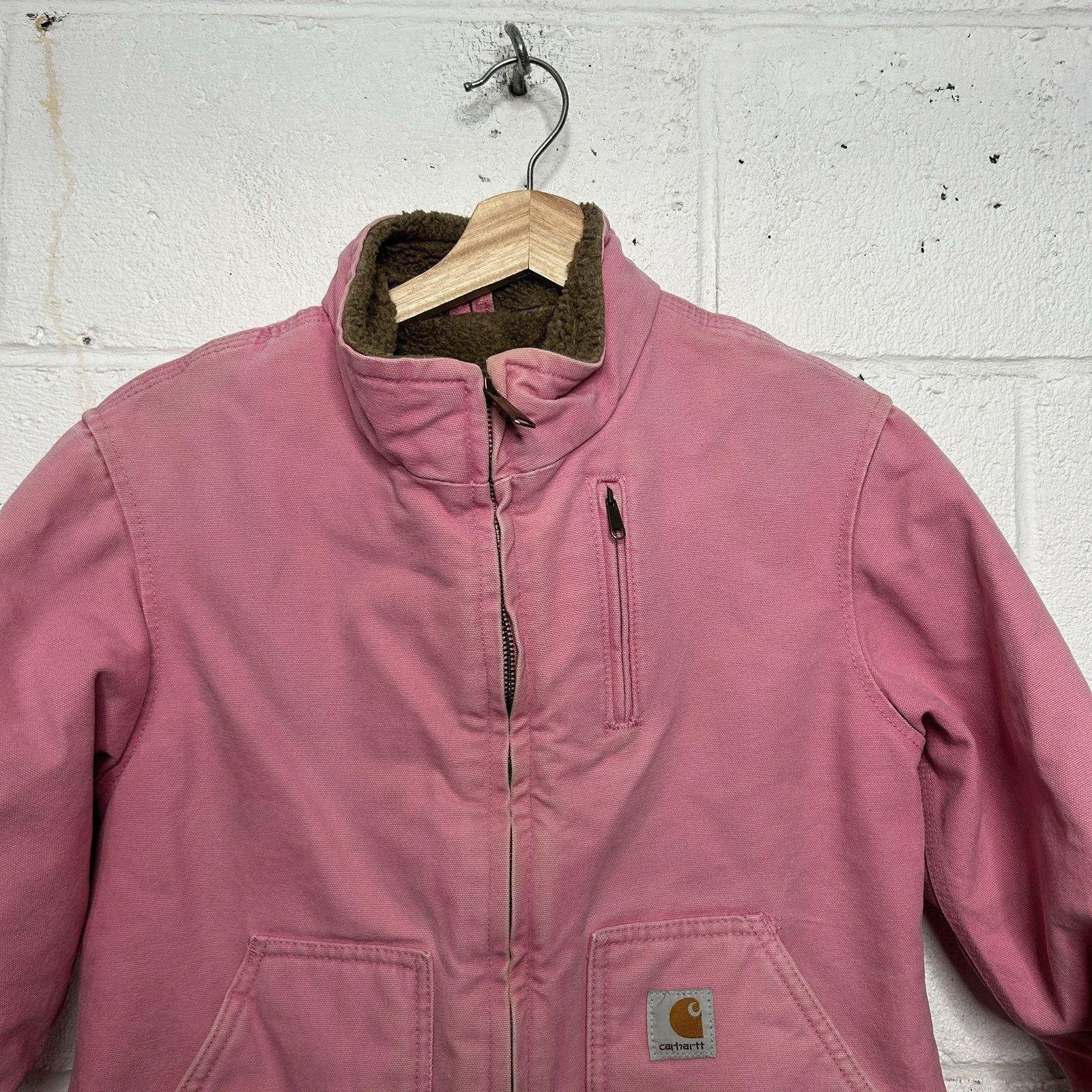 Carhartt Vintage Carhartt Sherpa-Lined Canyon Jacket “Pink Rose” Size S / US 4 / IT 40 - 3 Thumbnail