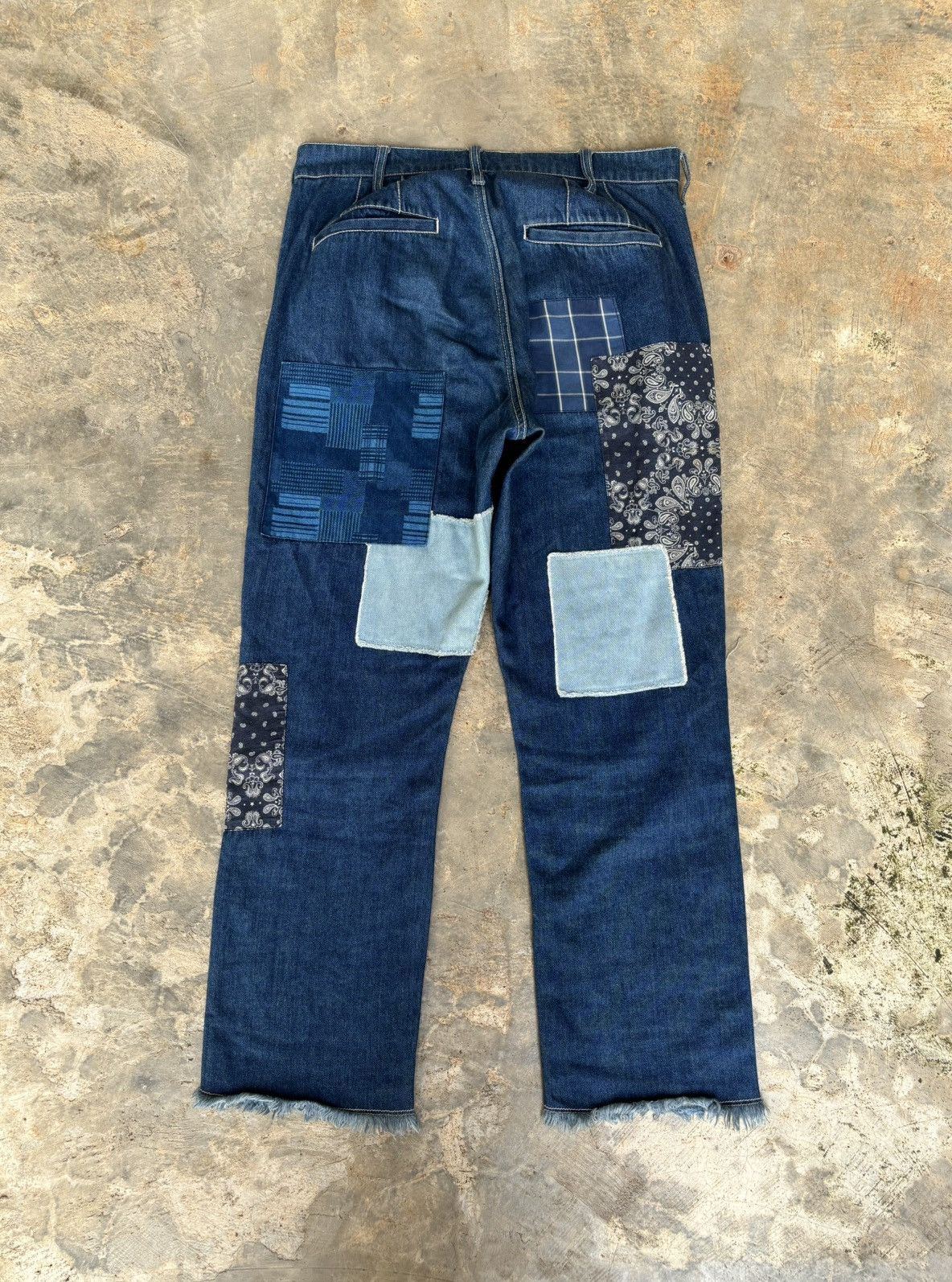 Hysteric Glamour Patchwork Unstudied Kapital Style Pants Size US 30 / EU 46 - 2 Thumbnail
