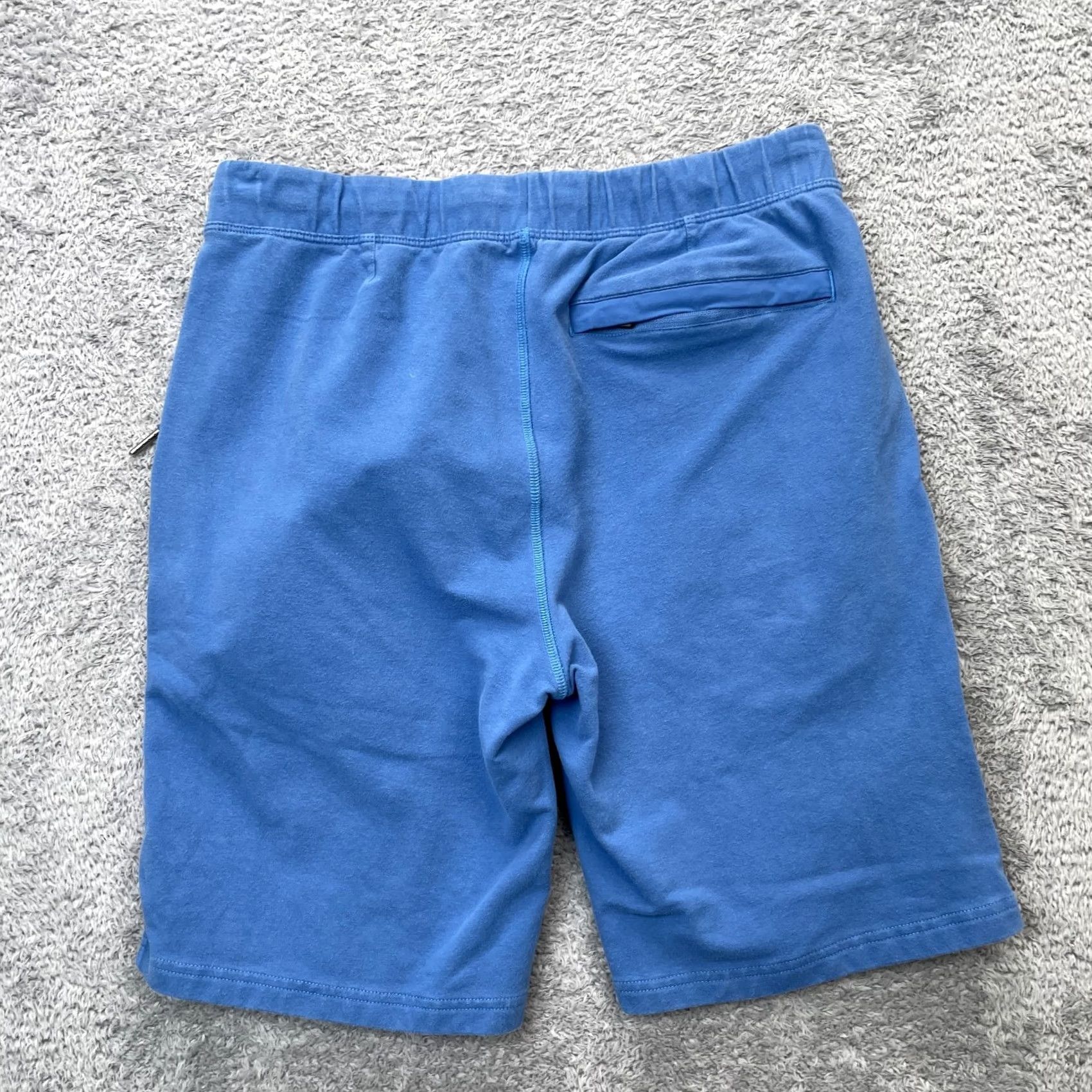 Vintage Mack Weldon Sweat Mens S Blue Short Ace French Terry Lined Cotton Drawstring Size US 29 - 2 Thumbnail