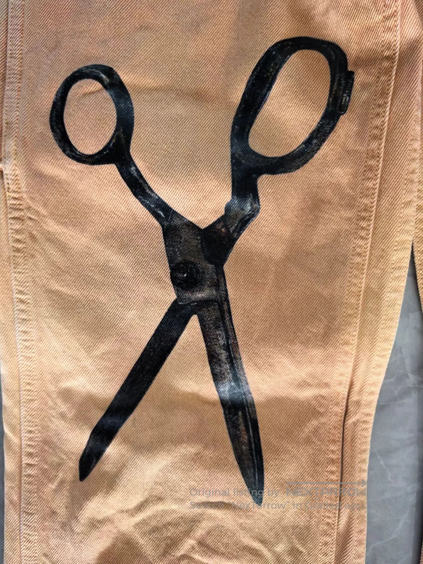 Amiri amiri fw22工装裤 with剪刀印花. Size US 32 / EU 48 - 3 Thumbnail