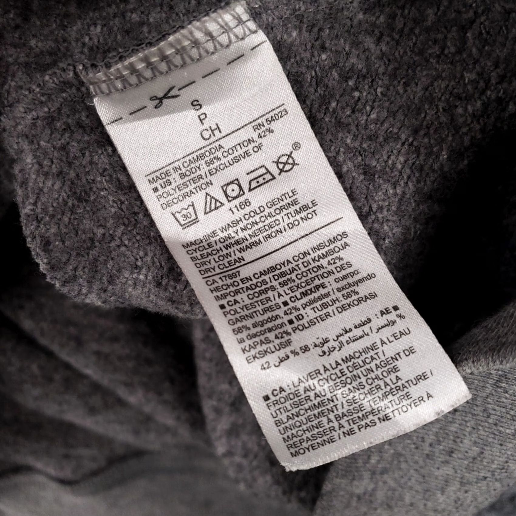 Old Navy Old Navy Hoodie Womens S Small Gray Pullover Raglan Long Sleeve Sports Outerwear Size S / US 4 / IT 40 - 4 Thumbnail