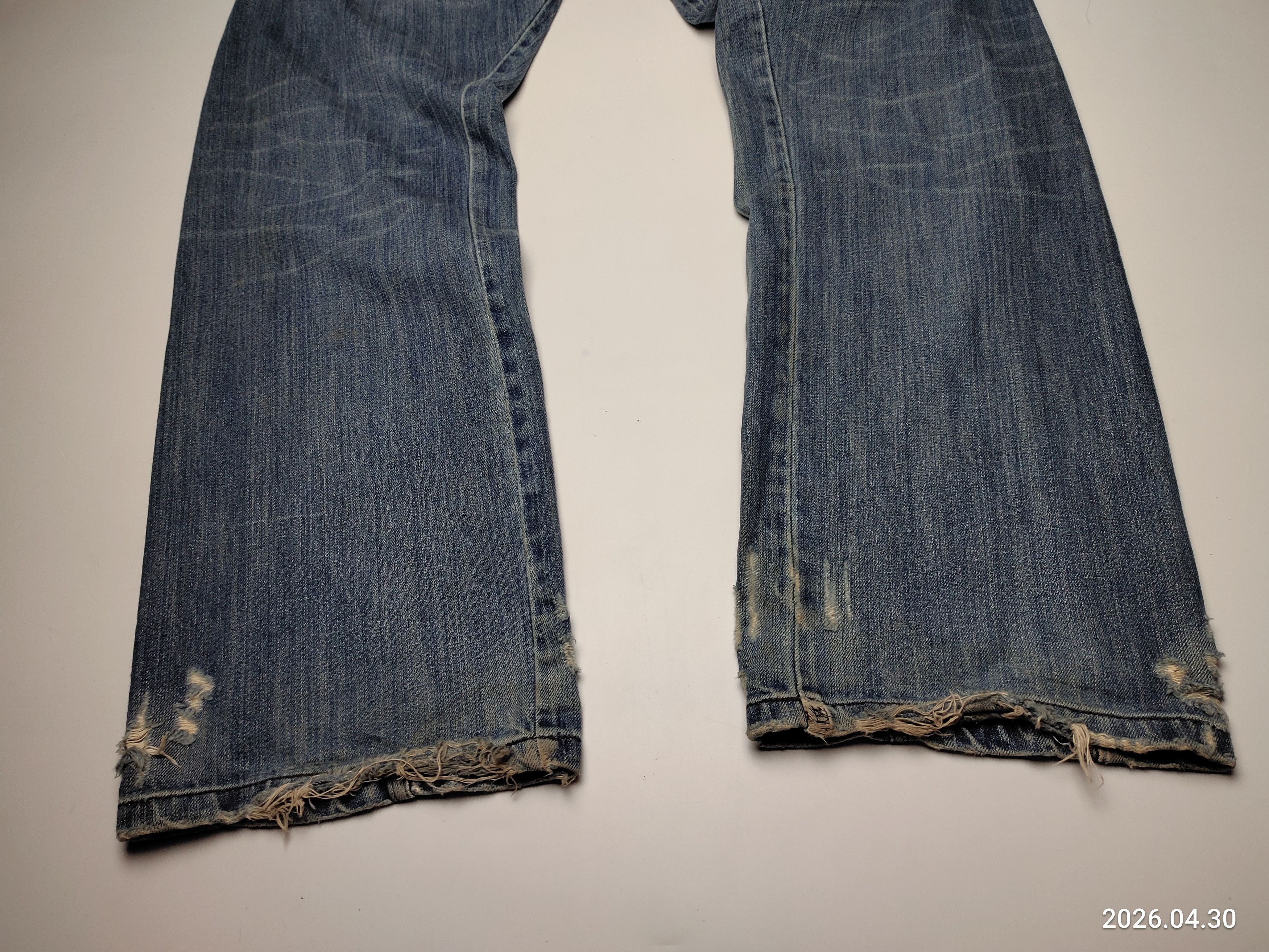 Japanese Brand vtg cotton farm denim Size US 30 / EU 46 - 11 Thumbnail