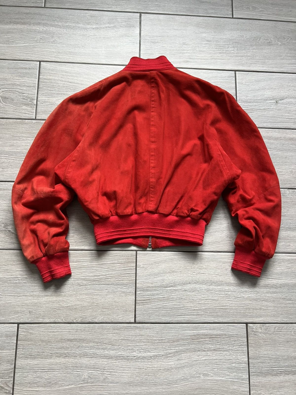 Jil Sander ARCHIVE Vintage Jil Sander Red Bomber Jacket 90s Designer Size M / US 6-8 / IT 42-44 - 4 Thumbnail