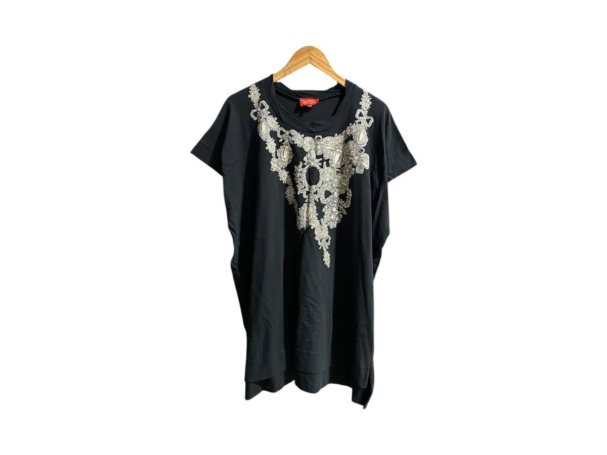 Vivienne Westwood 🔥Ss16 Vivienne Westwood Necklace Trompe l'oeil Wide Shir Size US XL / EU 56 / 4 - 1 Thumbnail