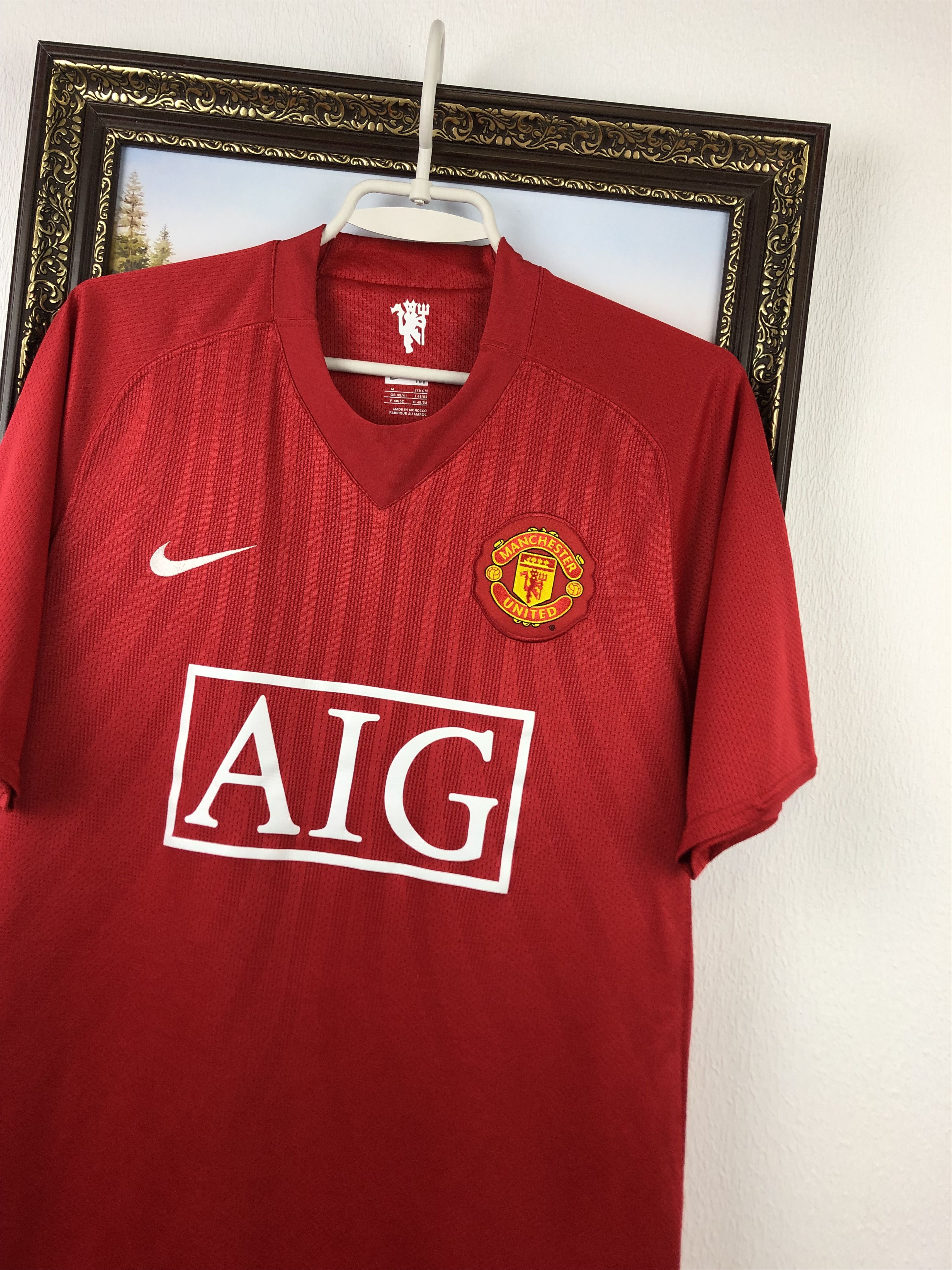 Manchester United football shirt 2007 #10 Rooney Nike Jersey