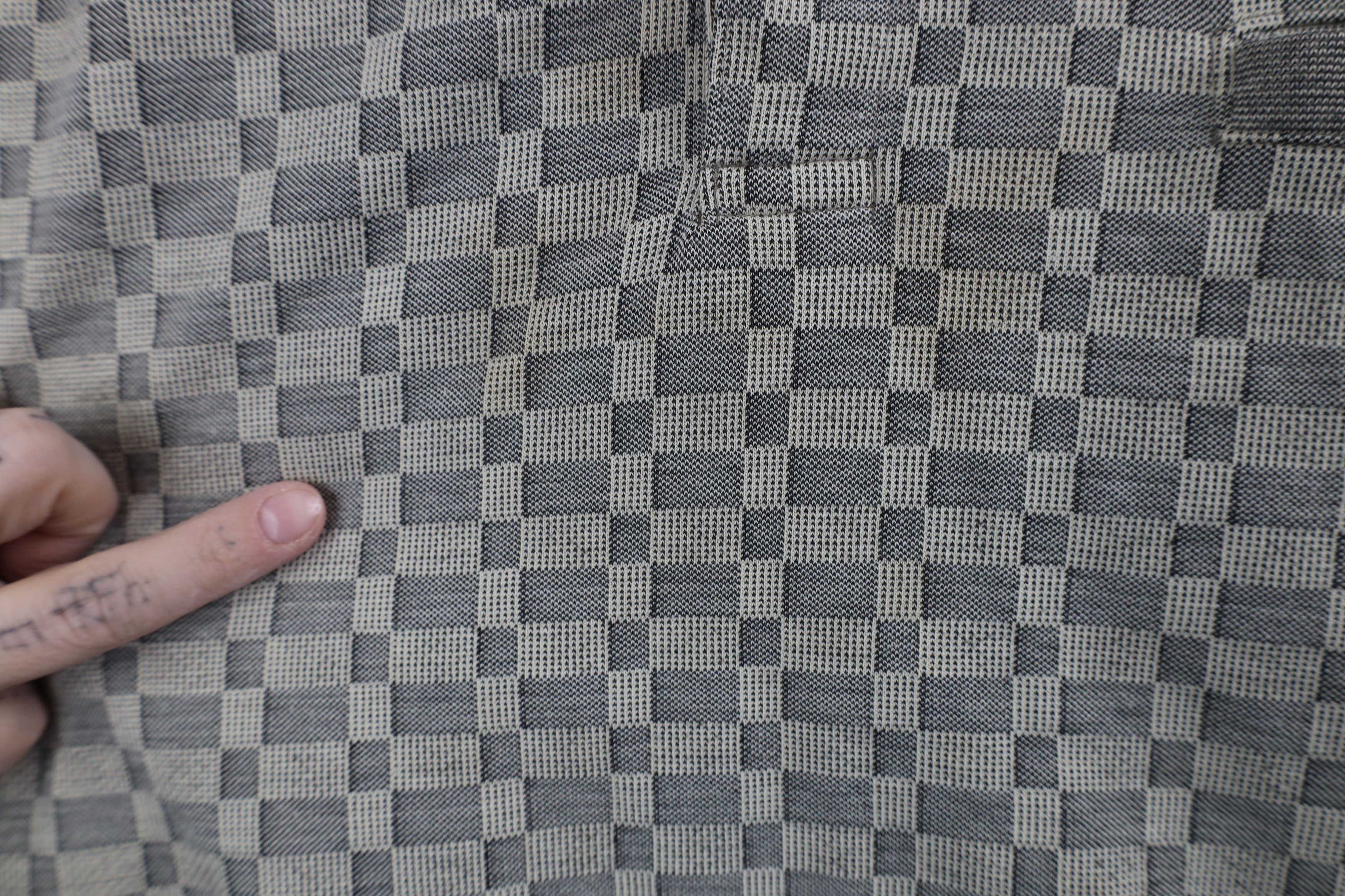 Vintage Vintage 90s Streetwear Checkered Knit Pullover Polo Shirt Size US XL / EU 56 / 4 - 4 Thumbnail
