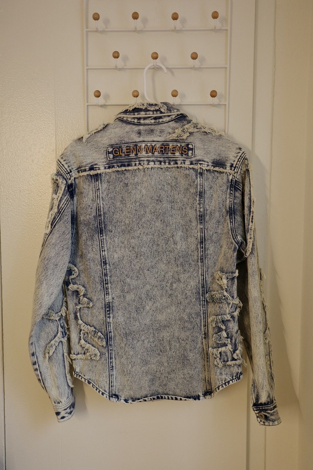 H&M H&M x Glenn Martens Distressed Denim Jacket Size US XS / EU 42 / 0 - 3 Thumbnail