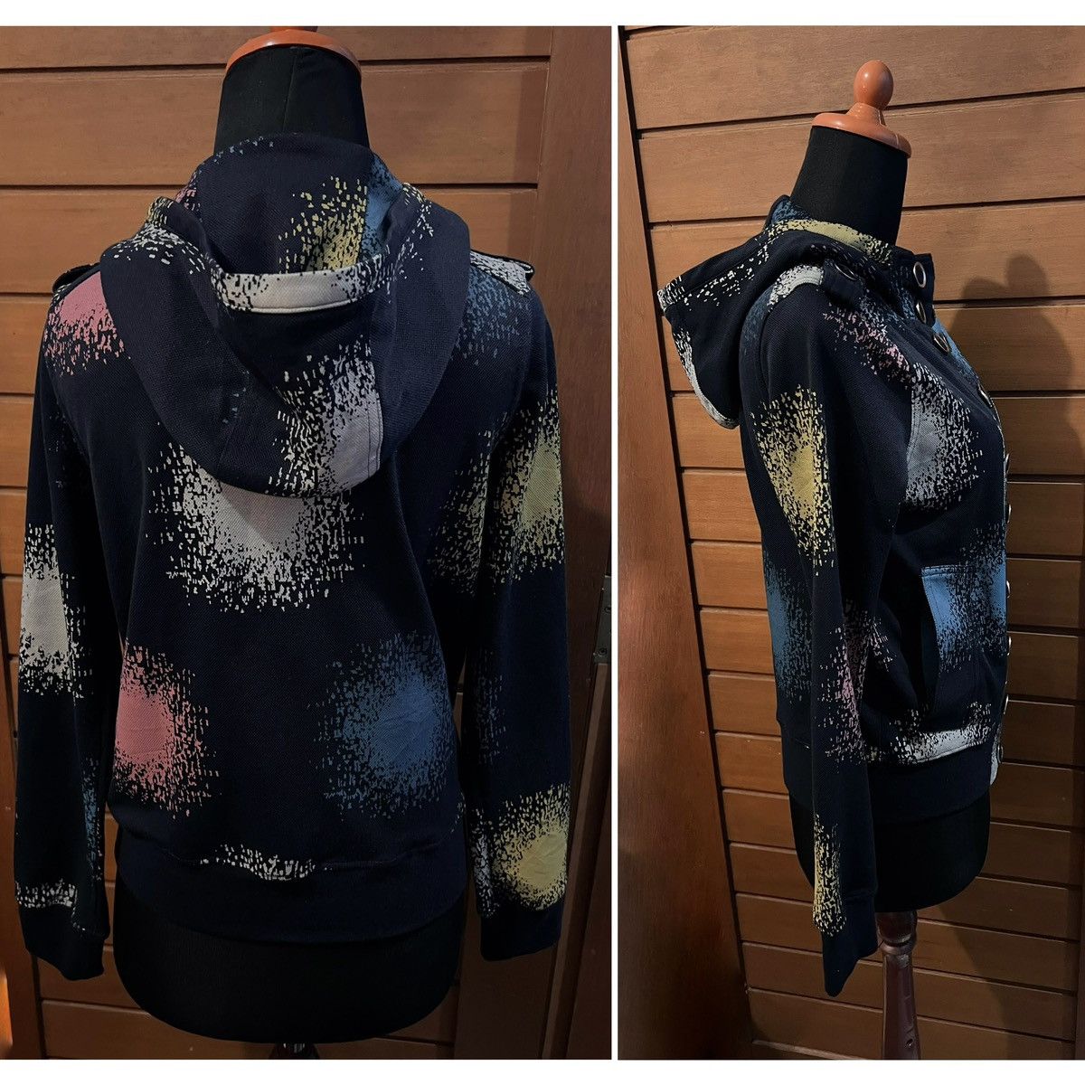 Marc by Marc Jacobs Archive Marc by Marc Jacobs Spray Paint Hoodie Moto Jacket Size XS / US 0-2 / IT 36-38 - 9 Thumbnail