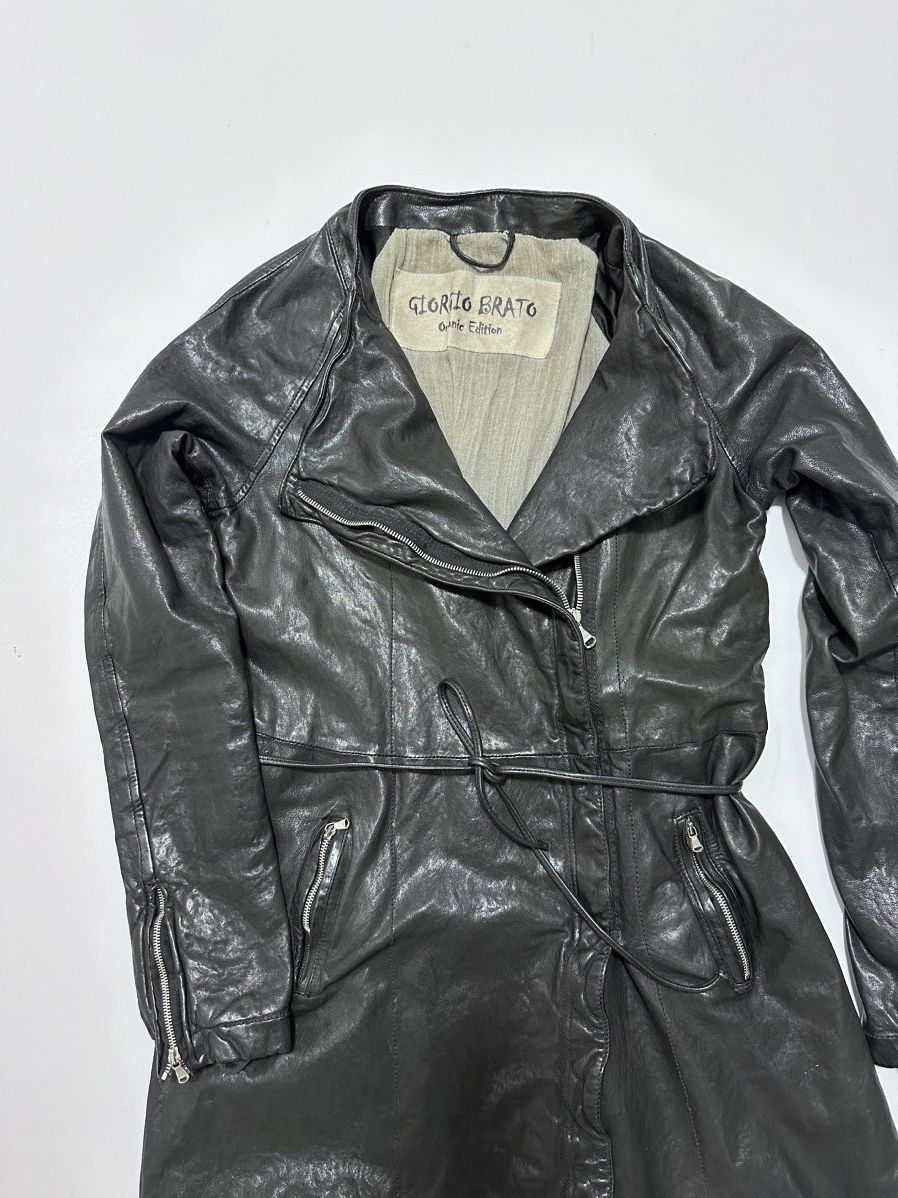 Giorgio Brato Giorgio Brato Leather Trench Coats Organic Edition Size 42 Size M / US 6-8 / IT 42-44 - 5 Thumbnail