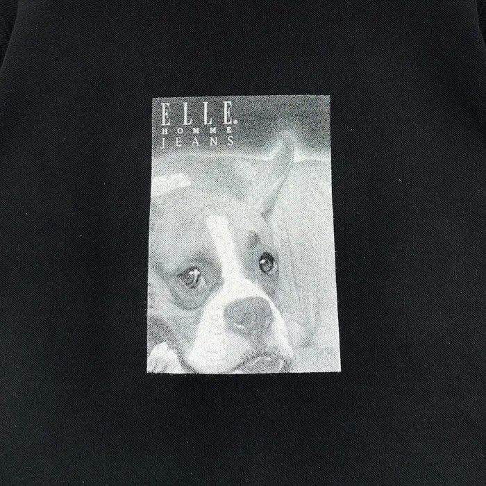 Vintage Vintage ELLE PARIS HOMME Collection Dog Tee Shirt Size US M / EU 48-50 / 2 - 5 Thumbnail