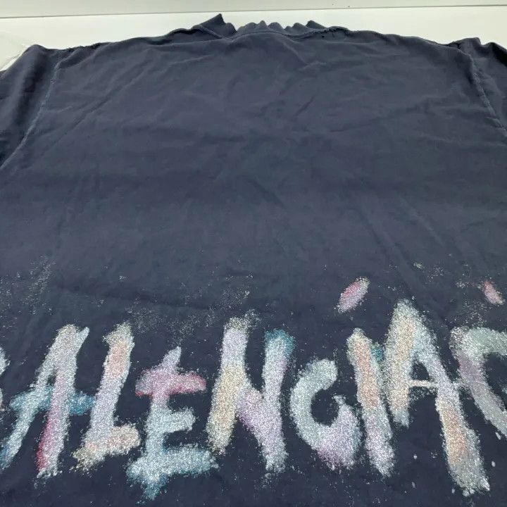 Balenciaga Balenciaga Black Vintage Short Sleeve T-Shirt 0079-2507 Size M / US 6-8 / IT 42-44 - 9 Thumbnail