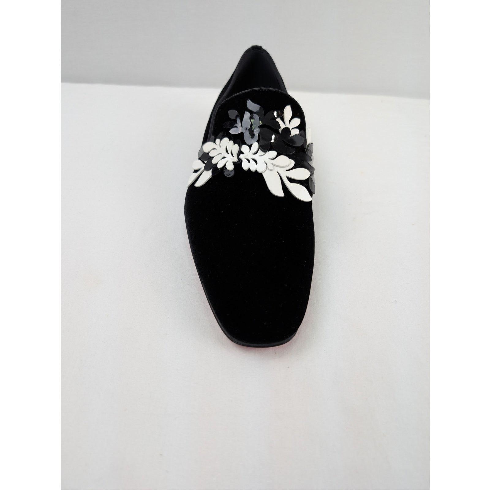 Christian Louboutin o1rshd1 Dandelion Petunia Flat Loafers Shoe Boots in Black Size US 12 / EU 45 - 14 Thumbnail