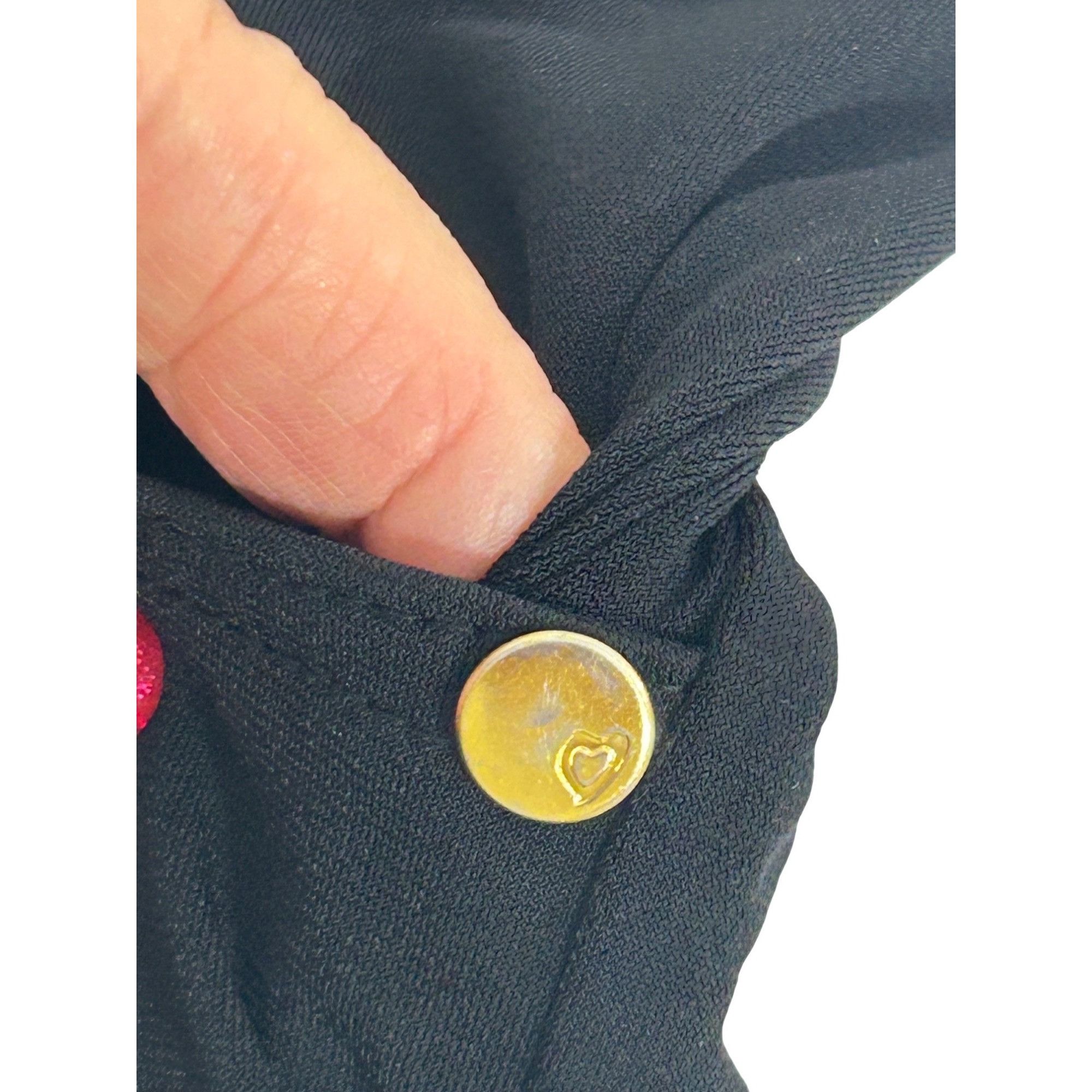 Other Thalia Sodi Pants Black M Stretchy Zip Buttons Logo Pockets Size 31" - 8 Thumbnail