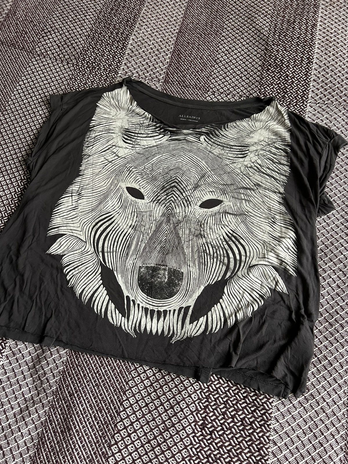 Allsaints Vintage Archive Tank Top Allsaints Wolf Print Unisex Size M Size M / US 6-8 / IT 42-44 - 4 Thumbnail