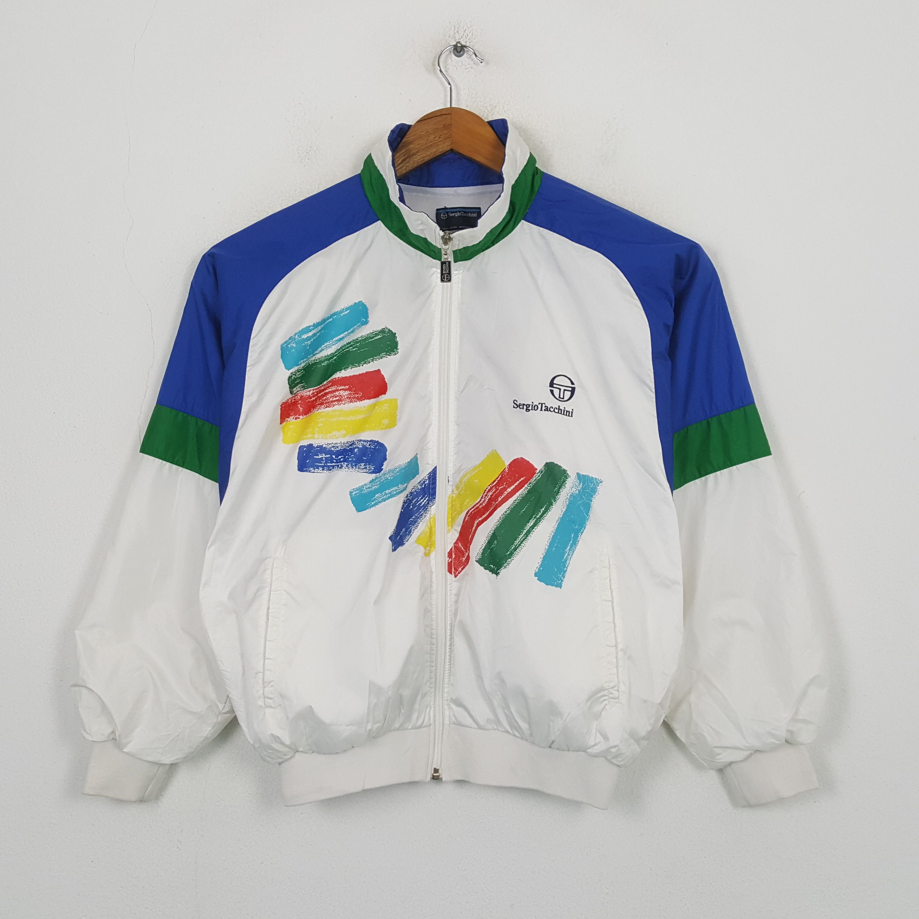 Sergio Tacchini Vintage Sergio Tacchini Tennis Sportswear Style Jacket RR27 Size US L / EU 52-54 / 3 - 1 Thumbnail