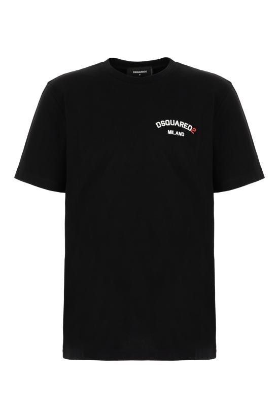 Dsquared2 DSQUARED2 Men T-Shirts S74GD1400D20020 900 BLACK Size US L / EU 52-54 / 3 - 1 Thumbnail