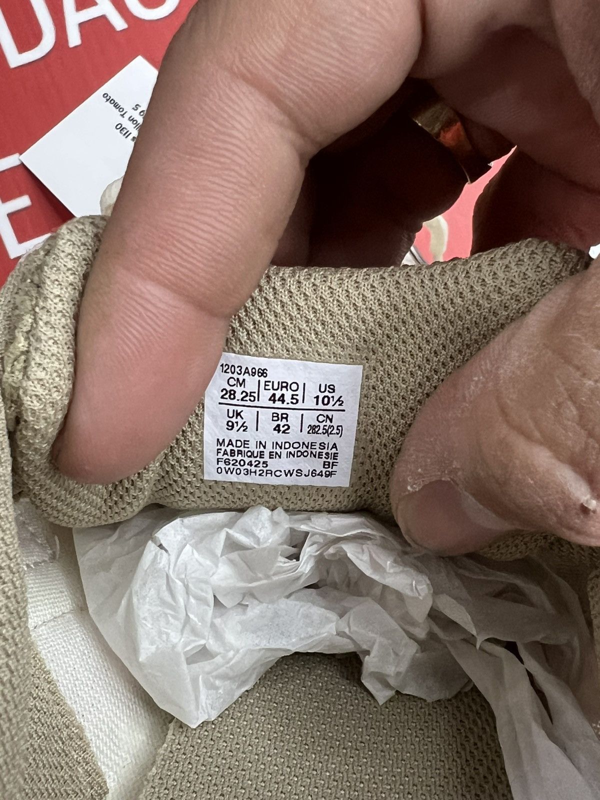 Asics Asics 1130 Cream Vermillion Tomato Size 10.5 Come Size US 10.5 / EU 43-44 - 7 Thumbnail