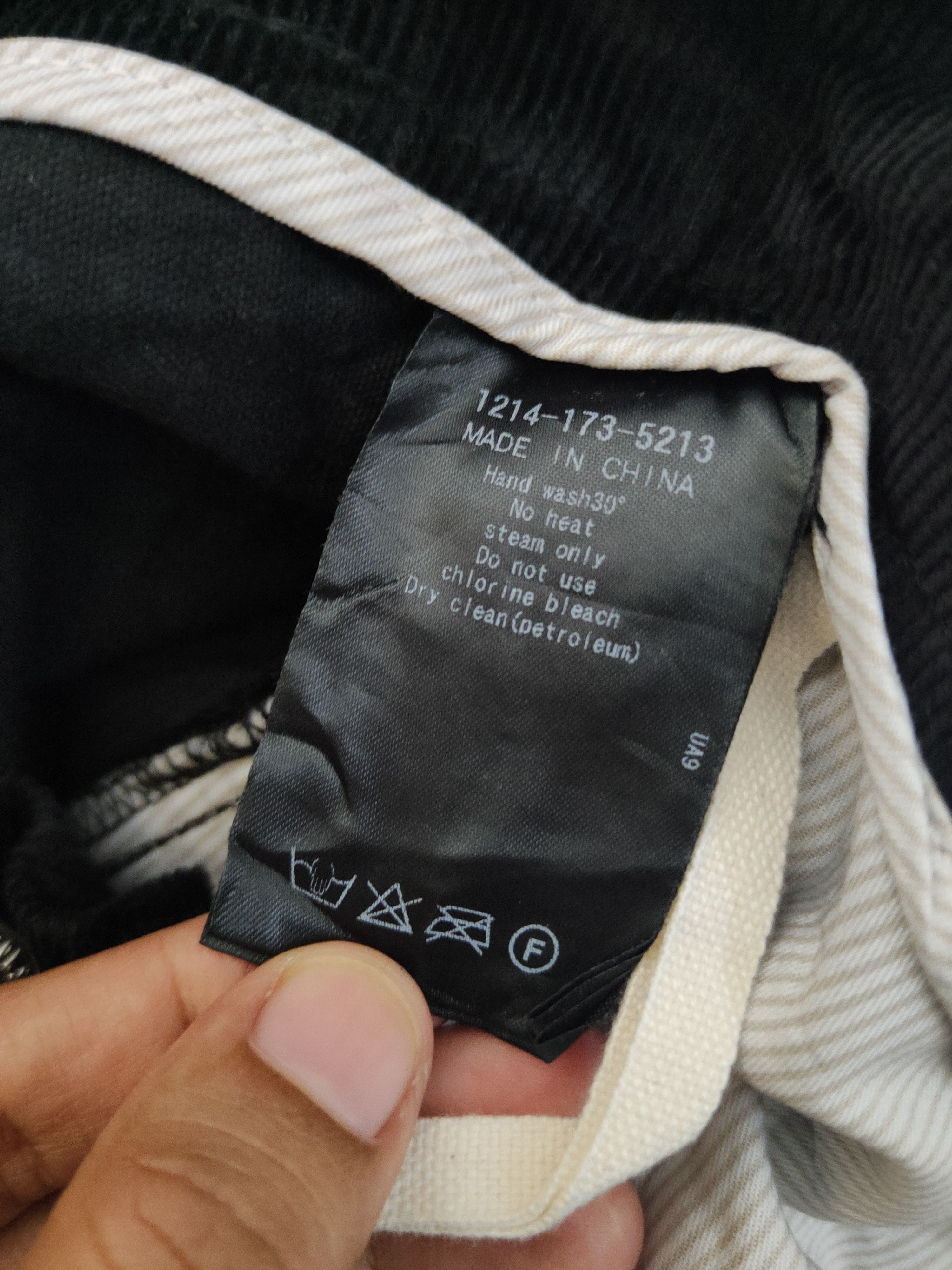 BEAUTY&YOUTH × United Arrows Beauty&Youth -United Arrows Black Corduroy Pants #W1719 Size US 31 - 12 Thumbnail