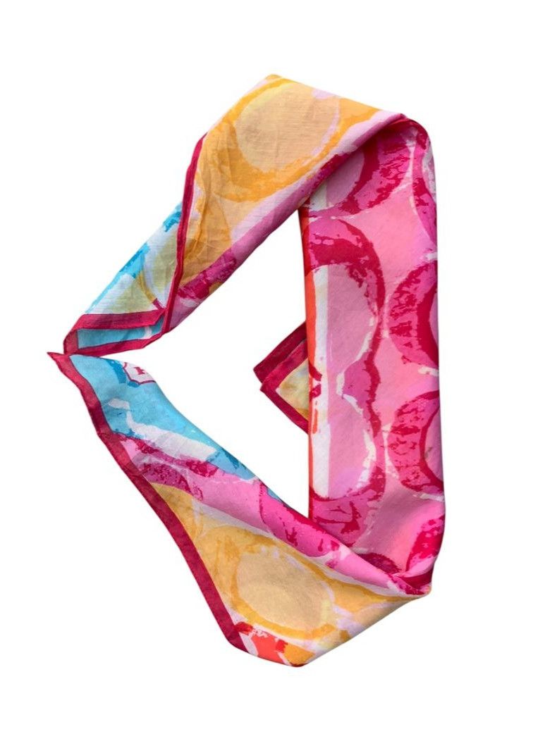 Coach COACH Multicolour Signature Silk Bandana Size ONE SIZE - 7 Thumbnail