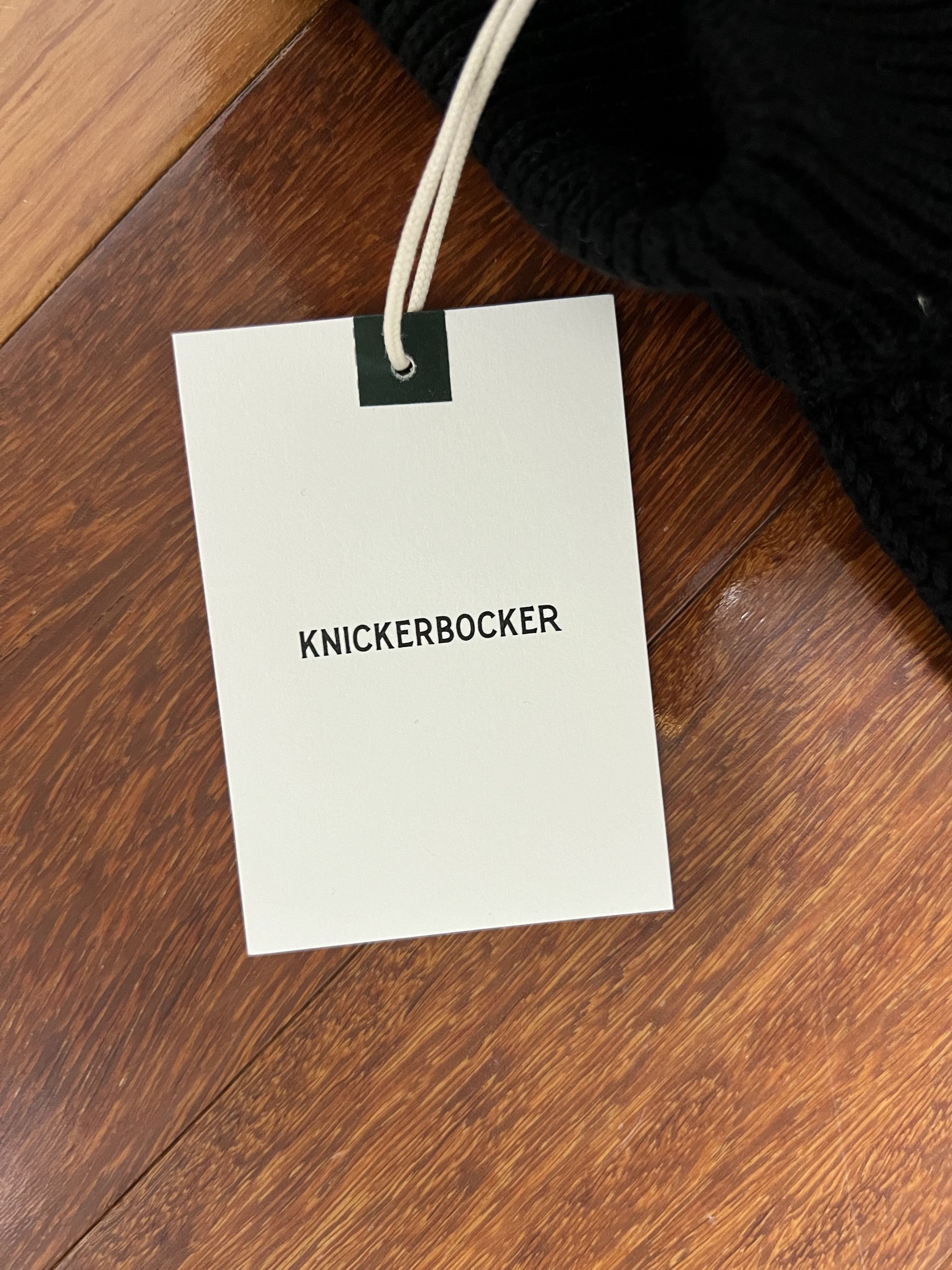 Knickerbocker Mfg Co 💚 Knickerbocker Heavy Rib Cotton Sweater Black Medium NEW Size US M / EU 48-50 / 2 - 8 Thumbnail
