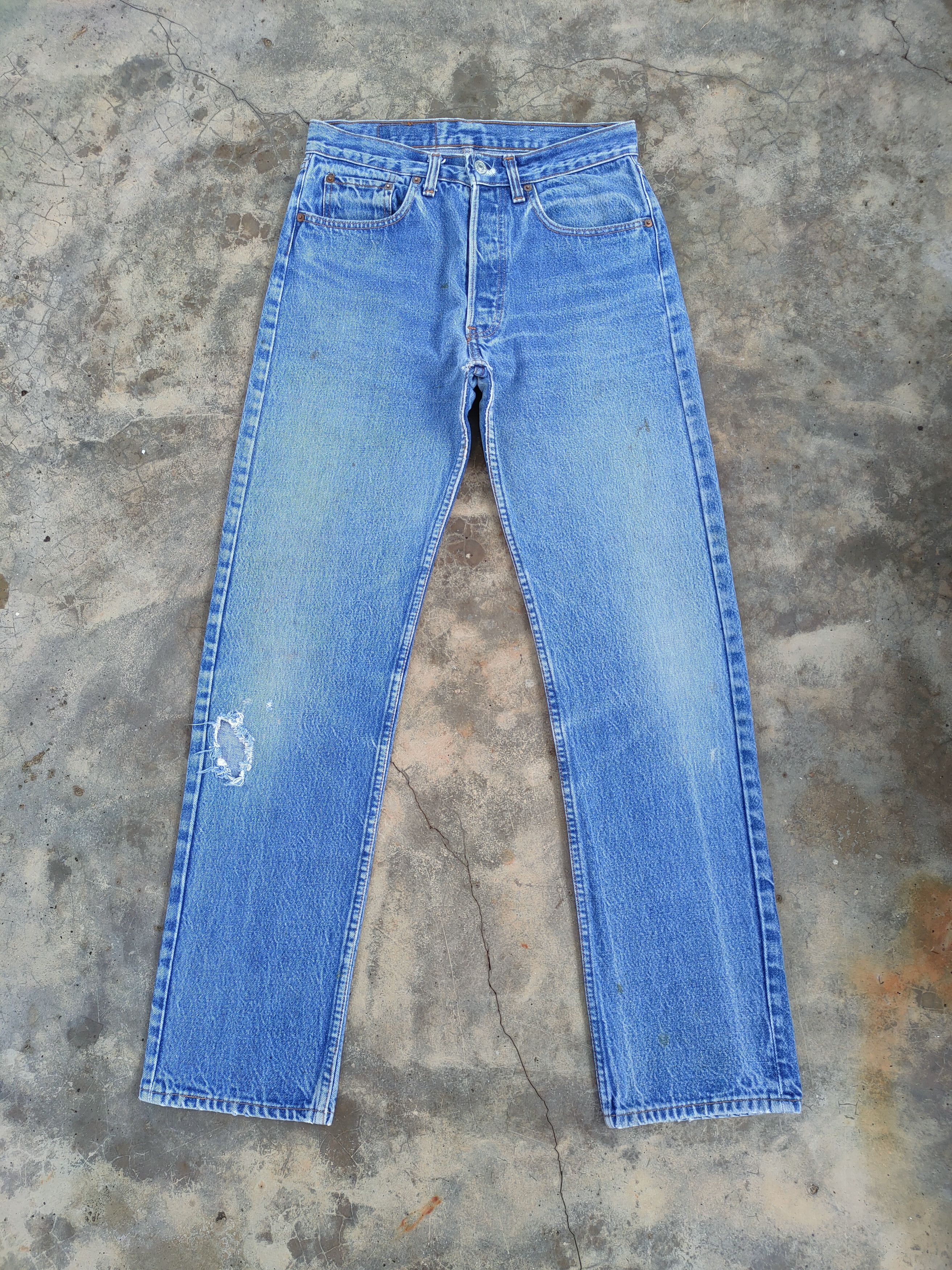 Levi's Vintage Clothing W30 VINTAGE LEVI'S 501 00' DISTRESSED JEANS DENIM PANTS Size US 30 / EU 46 - 2 Thumbnail