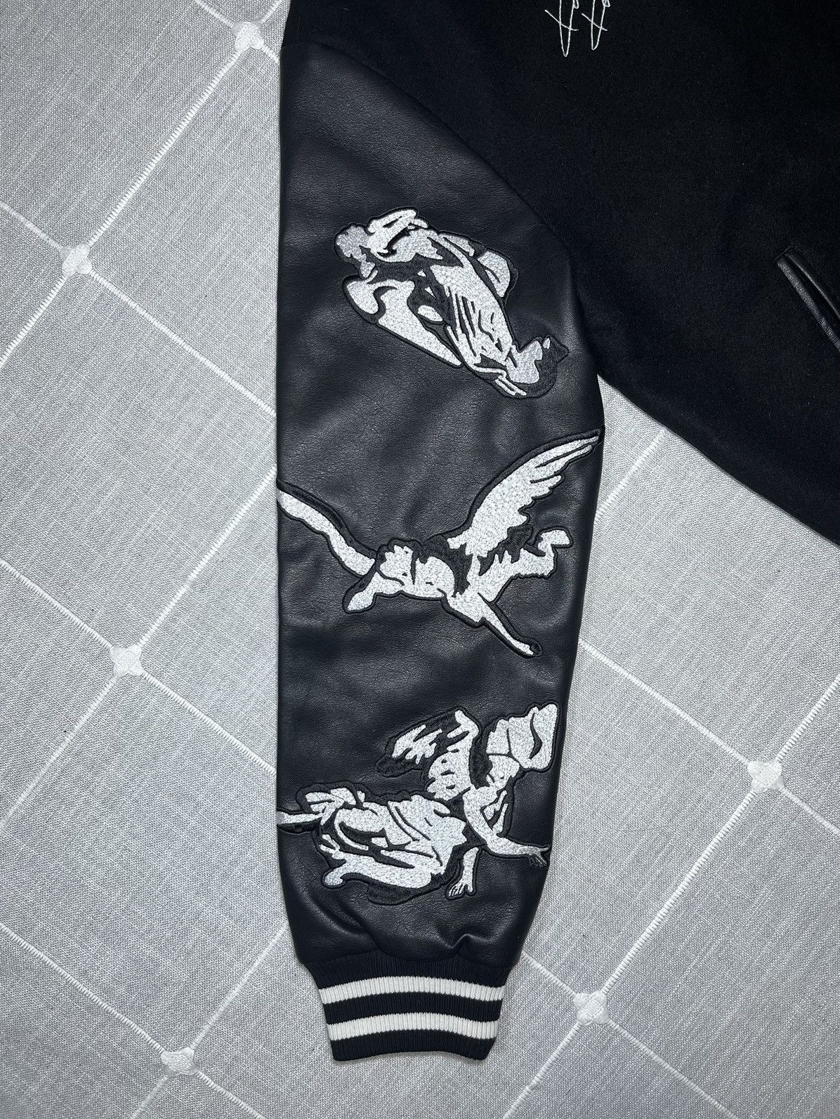 Revenge REVENGE KOSUKE KAWAMURA BLACK VARSITY JACKET Size US M / EU 48-50 / 2 - 5 Thumbnail