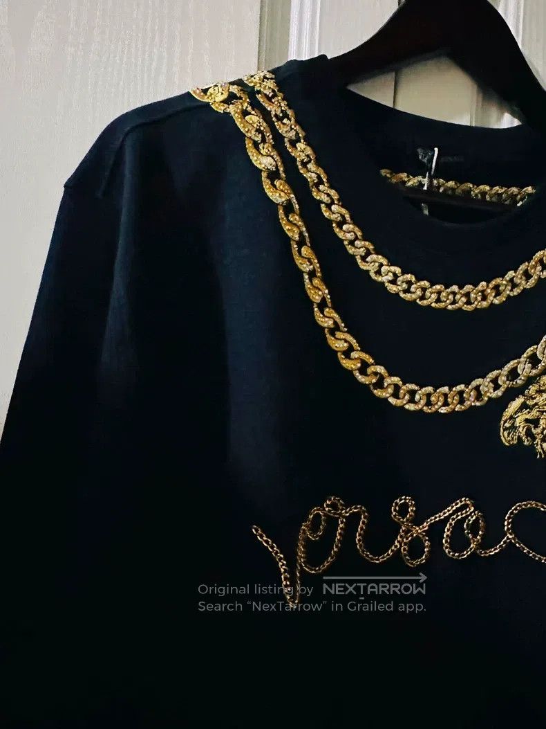Versace Versace Ten thousand needle embroidered diamond inlaid ult Size US XL / EU 56 / 4 - 5 Thumbnail
