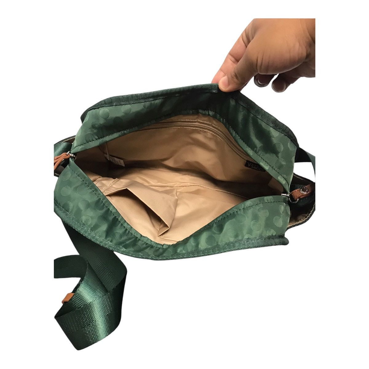Japanese Brand × Y's × Yohji Yamamoto Yohji Yamamoto Dark Green Sling Bag Size ONE SIZE - 3 Thumbnail