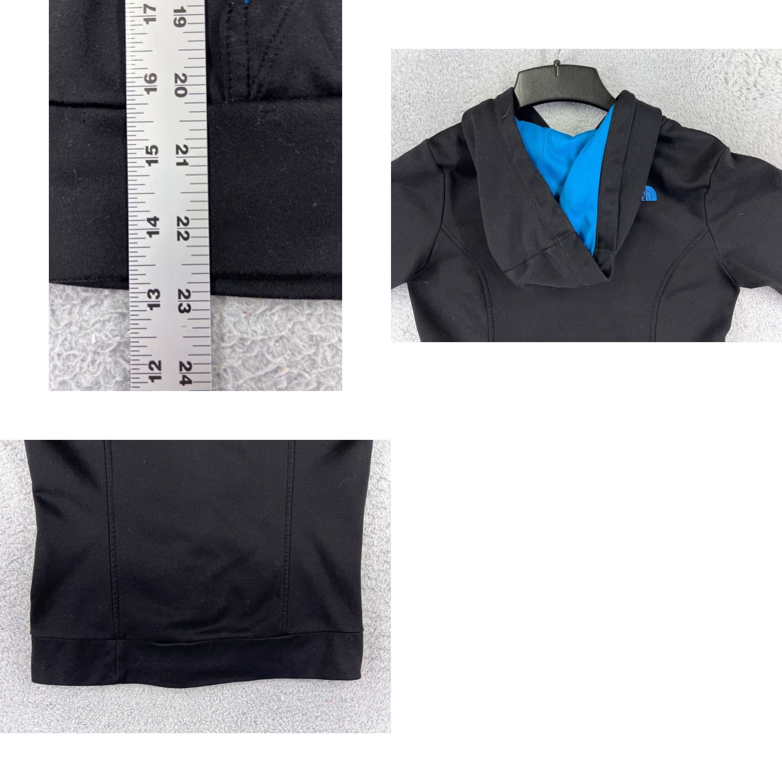 The North Face The North Face Hoodie Women XS Black - Hooded, Pockets, Lightweight 100% Polyester Sweatshirt? Size XS / US 0-2 / IT 36-38 - 9 Thumbnail