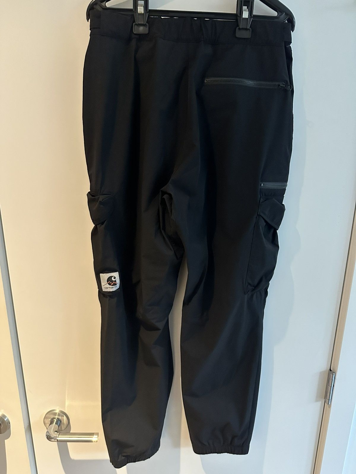 Carhartt Wip Carhartt Black Hayes Cargo Pants Size US 30 / EU 46 - 2 Thumbnail