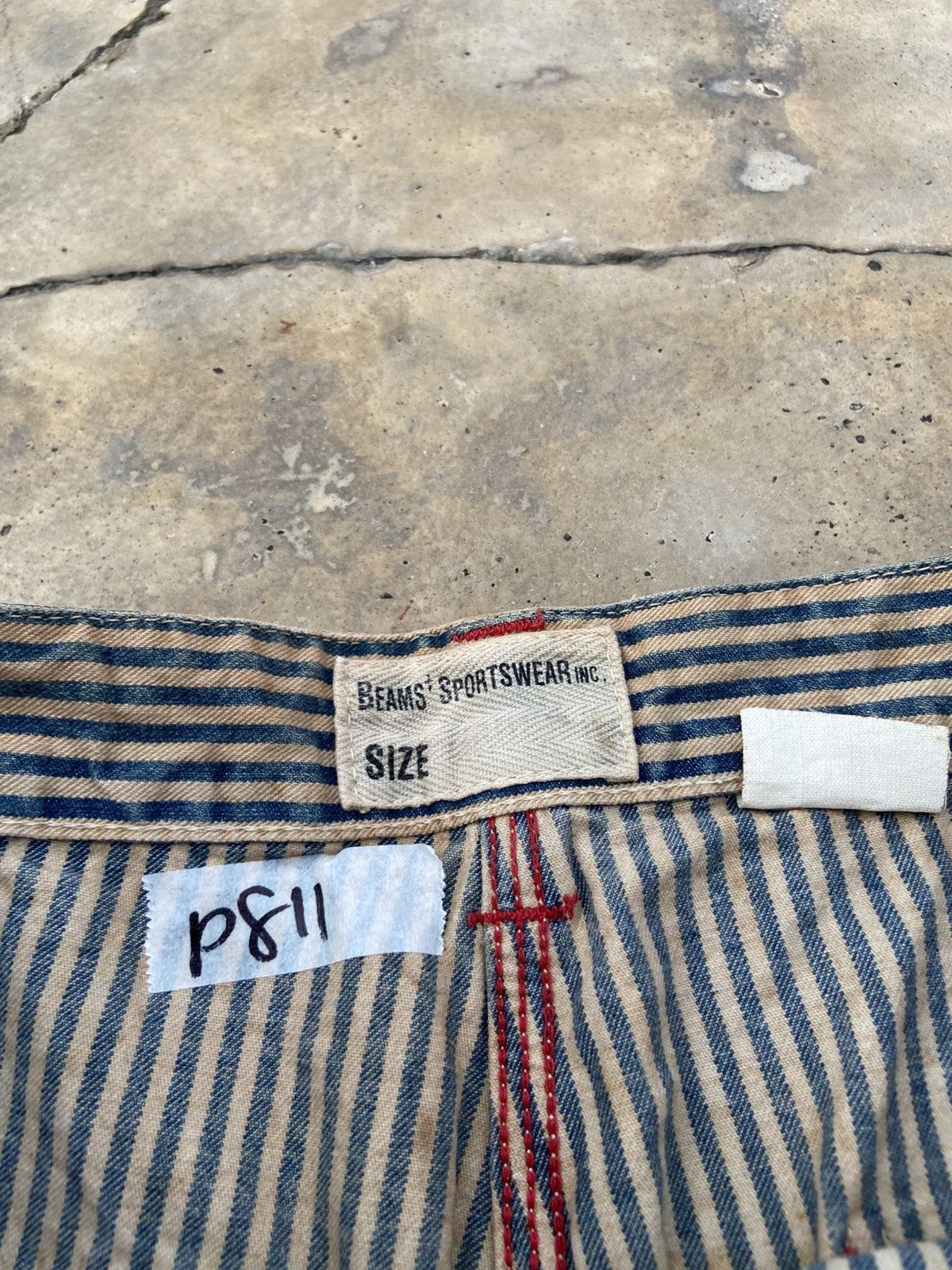 Beams Plus Vintage Look Distressed Beams Plus Hickory Pant Size US 30 / EU 46 - 4 Thumbnail