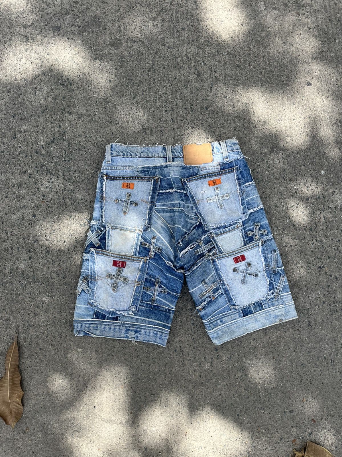 Levi's Vintage Clothing Rare Vintage Levi’s -Patchwork- Jorts Size US 32 / EU 48 - 3 Thumbnail