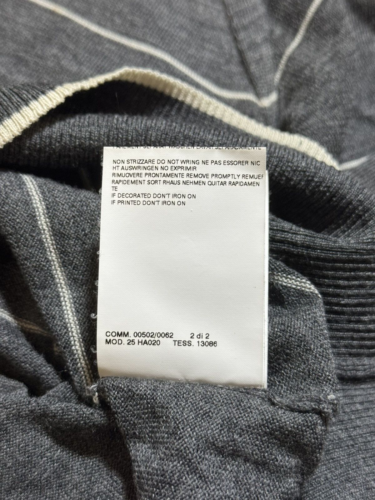 Japanese Brand Striped Orb Wool Knit Sweater Size US L / EU 52-54 / 3 - 9 Thumbnail