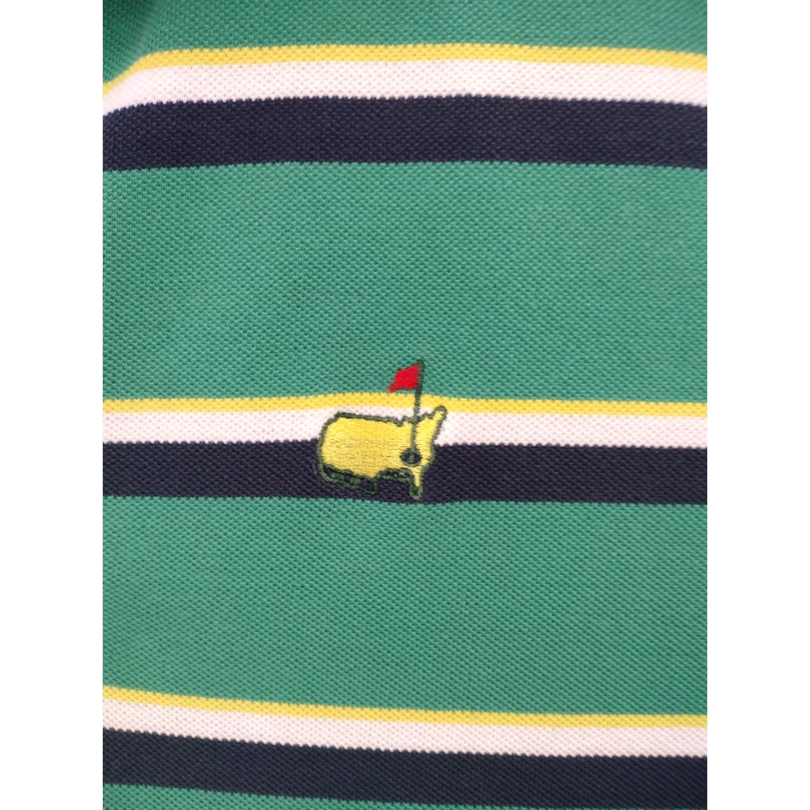 Tommy Hilfiger Tommy Hilfiger shirt Polo Mens Medium Masters Golf Striped Green 90s Tommy Jeans Size US M / EU 48-50 / 2 - 2 Thumbnail