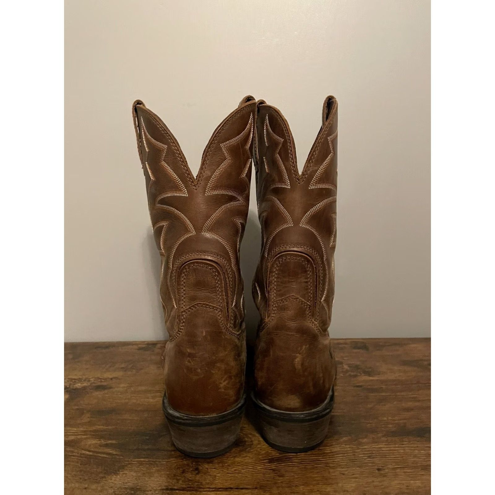 Ariat ARIAT HERITAGE Western Boot Size 11.5D Men Leather Brown Cowboy Style Footwear Shoes US 11.5 / EU 45 Size US 11 / EU 44 - 5 Thumbnail