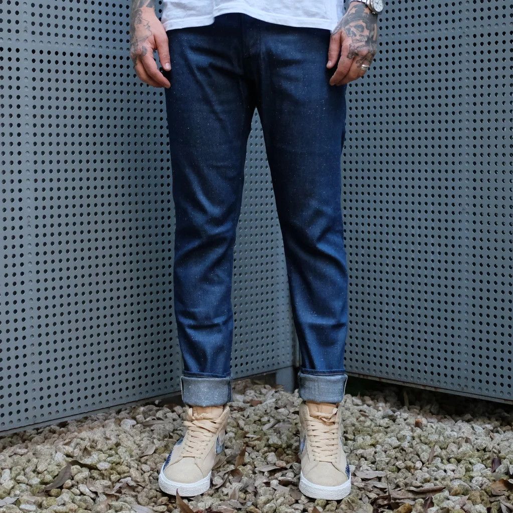 image of Japan Blue Odjb018 11Oz. "dog Days Futago" Nep Selvedge Jeans in Blue, Men's (Size 33)