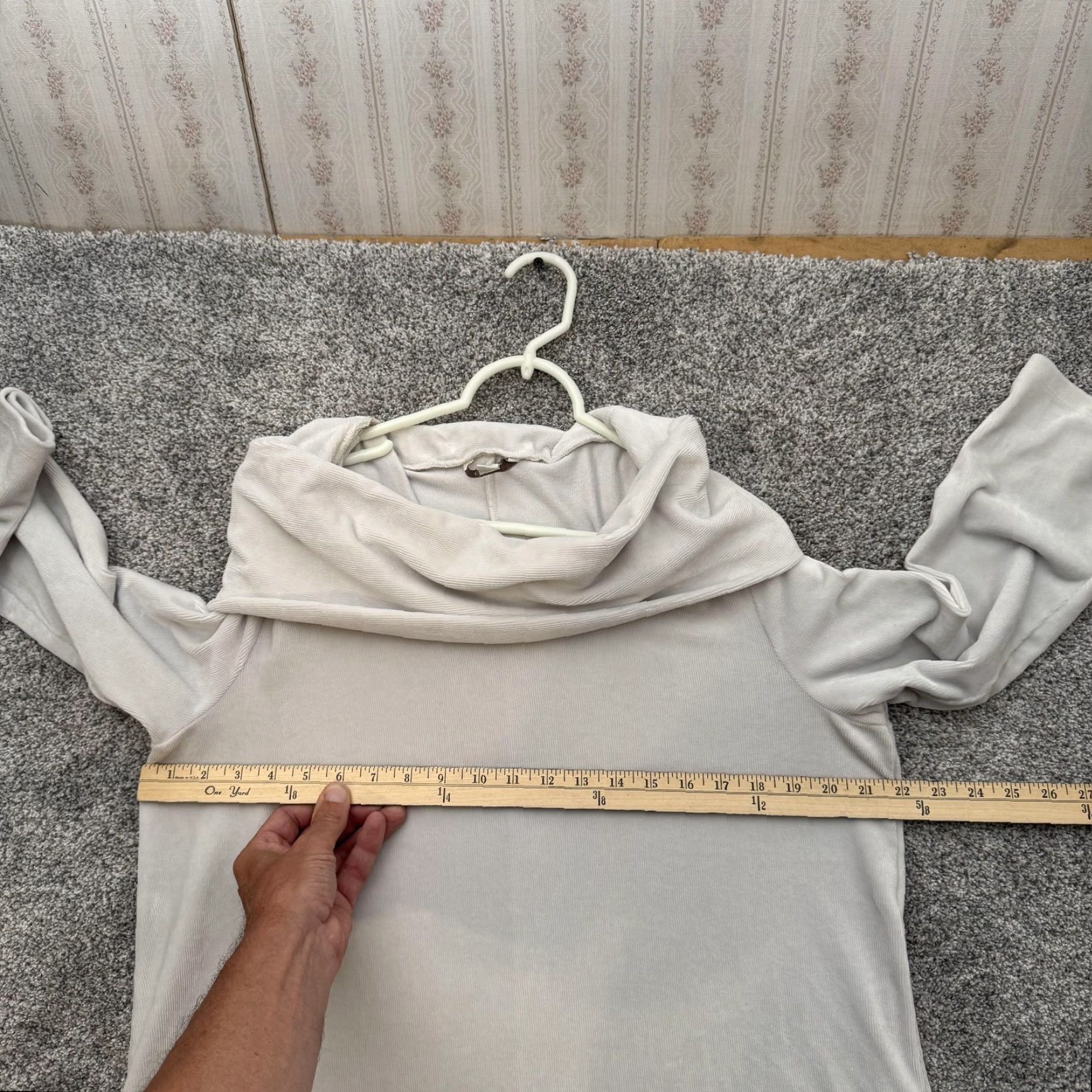 Vintage EST 1946 Dress Womens XL Cowl Neck 3/4 Sleeve Pockets Soft Pullover Size XL / US 12-14 / IT 48-50 - 3 Thumbnail