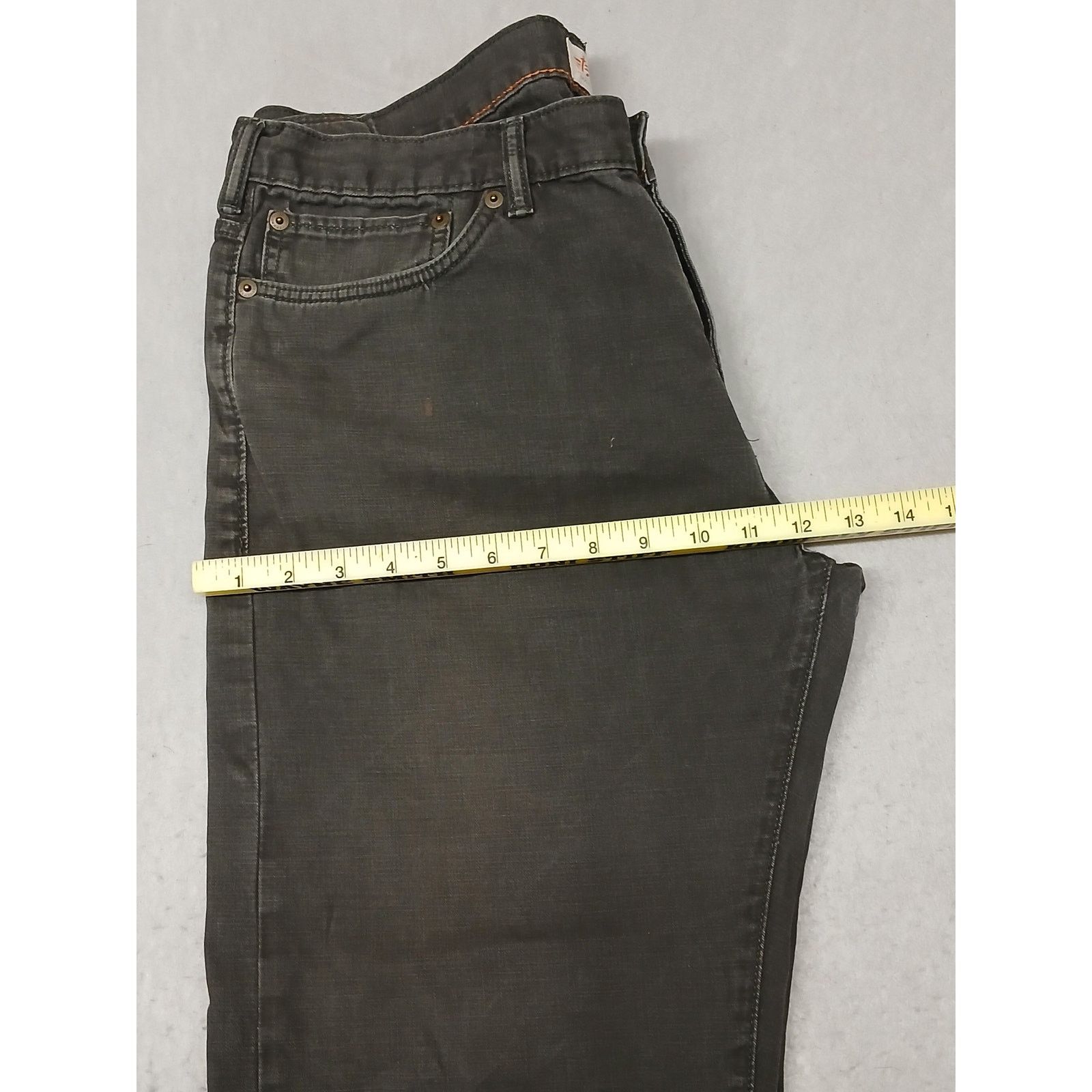 Dockers Dockers (36x30) Men's Charcoal Straight Fit Denim Jeans Size US 36 / EU 52 - 5 Thumbnail
