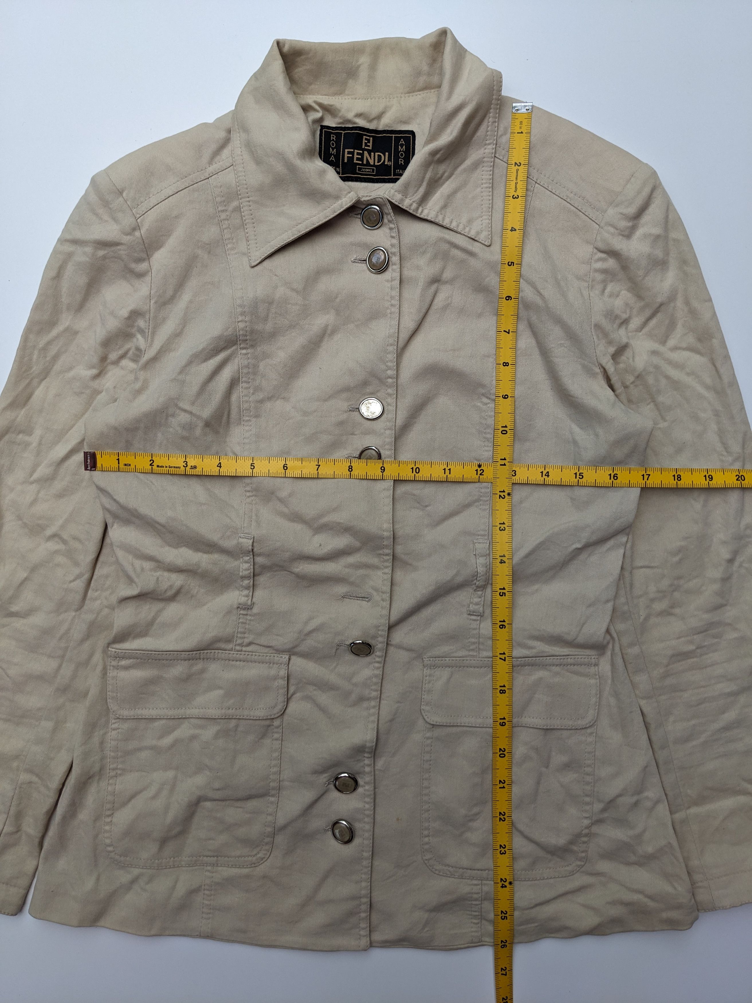 Fendi Vintage Fendi beige coat Size S / US 4 / IT 40 - 12 Thumbnail