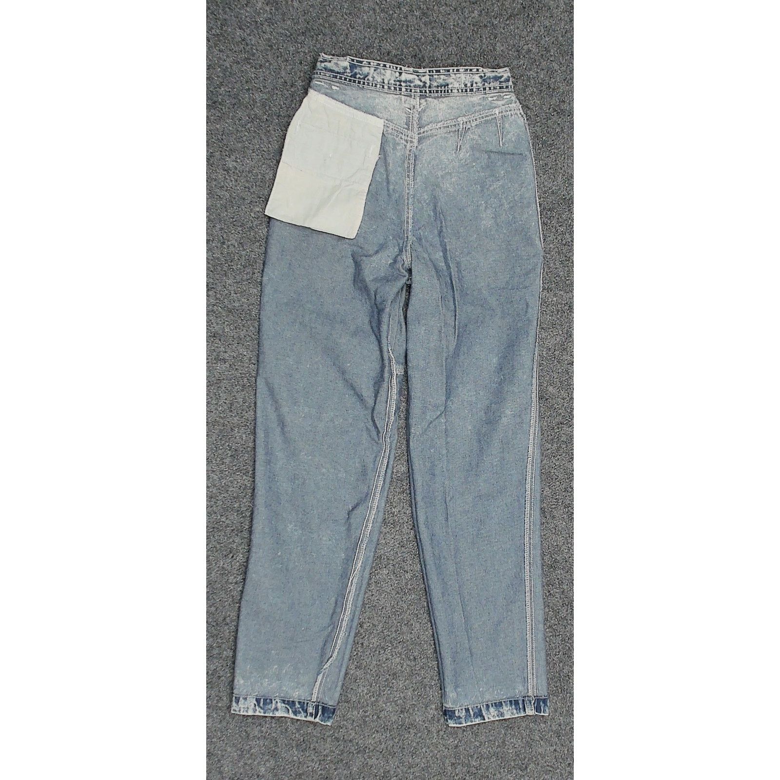 Lee Lee Vintage 80s Airgear Acid Wash Pleated Balloon Jeans 24" Size 24" / US 00 / IT 34 - 6 Thumbnail
