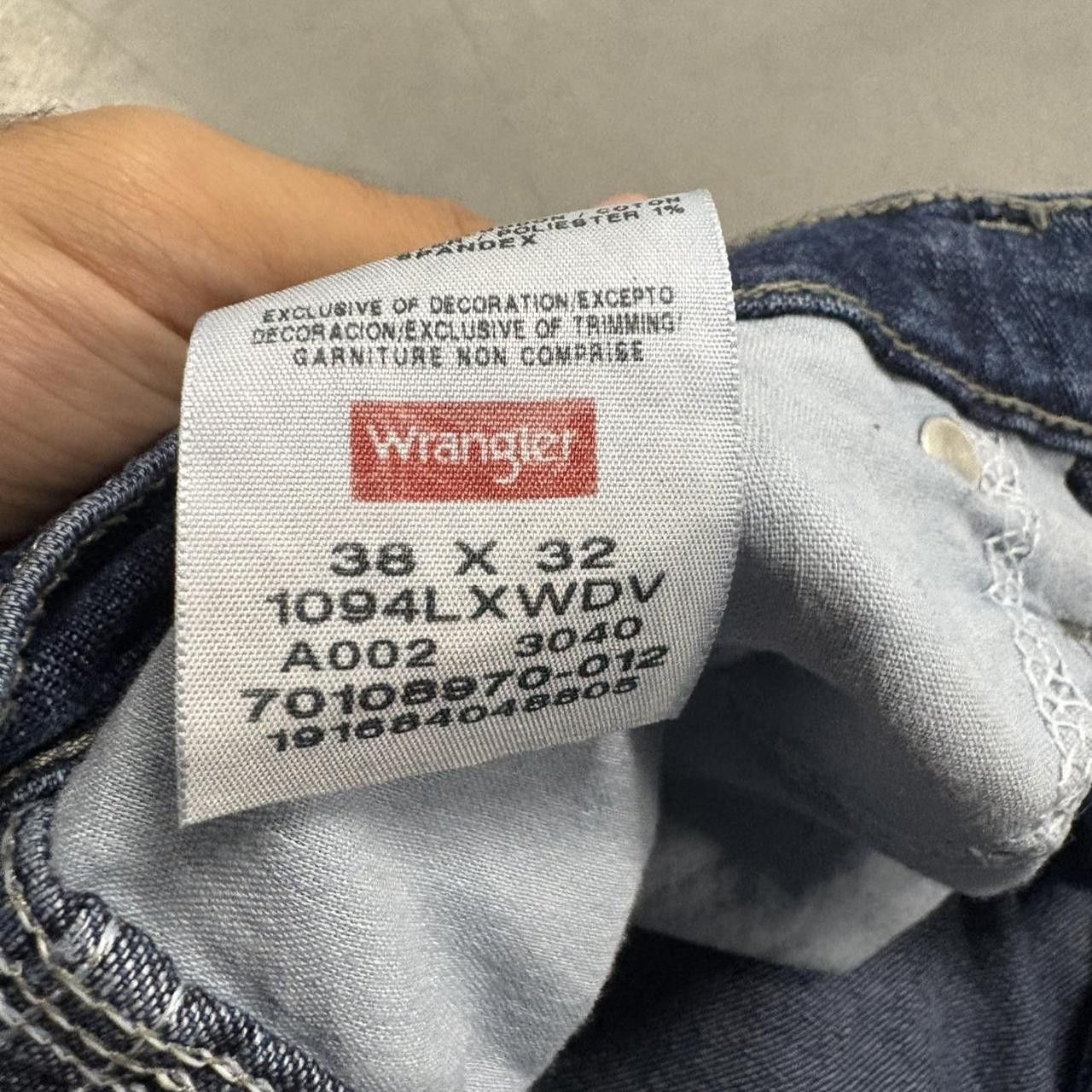 Vintage Crazy Vintage Y2K/2000s Baggy Carpenter Workwear Style Dark Wash Denim Jeans! Size US 38 / EU 54 - 8 Thumbnail